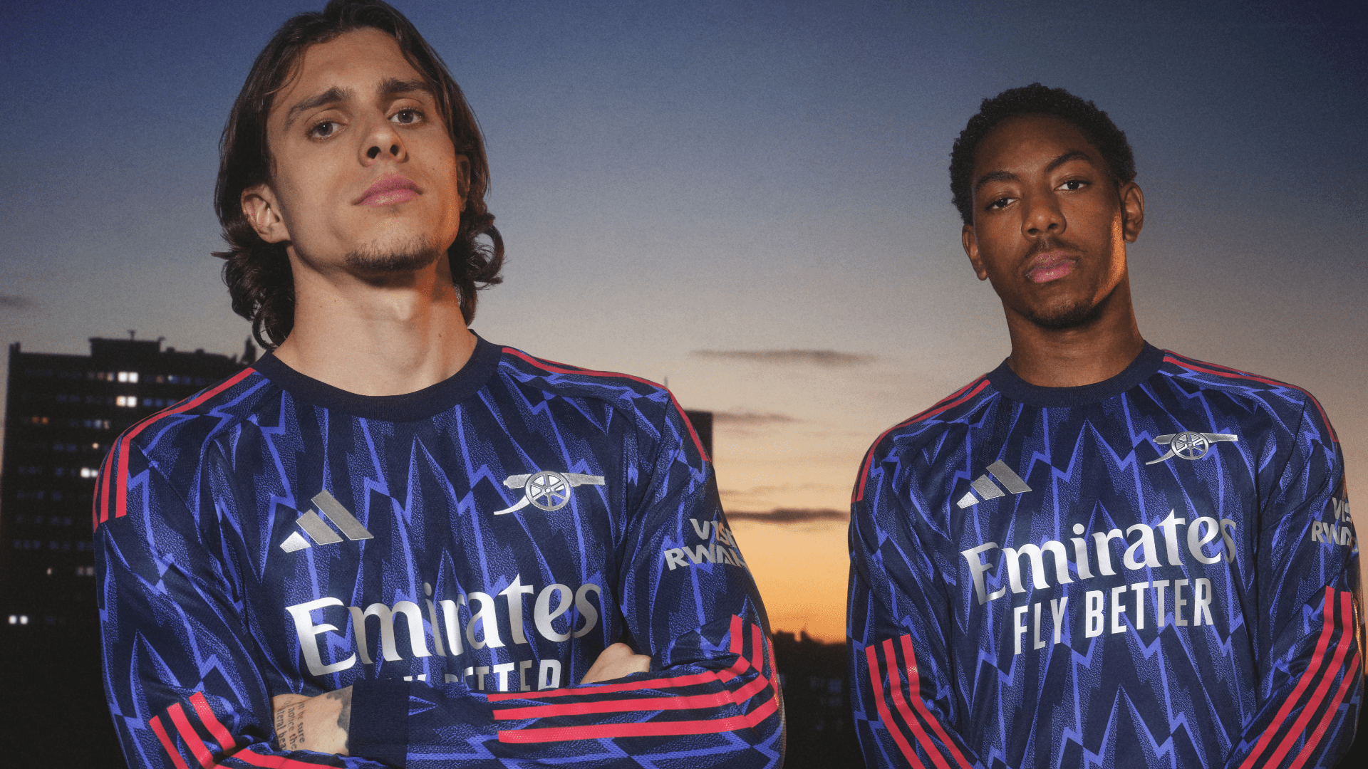 Arsenal throw it back to iconic 90s 'lightning bolt' strip as Gunners reveal bold new away kit for 2025-26