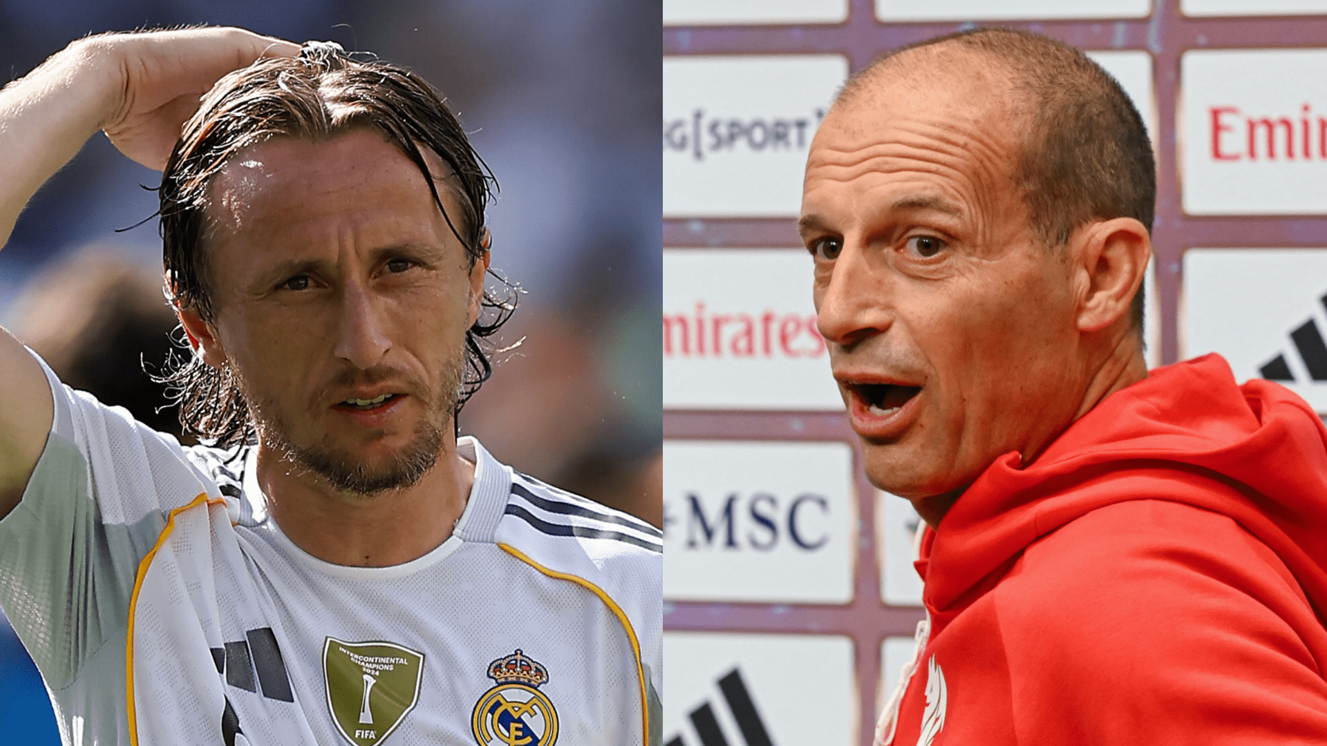 'Champion' Luka Modric will be key for AC Milan goals as Massimiliano Allegri opens up on positive side of missing out on Champions League