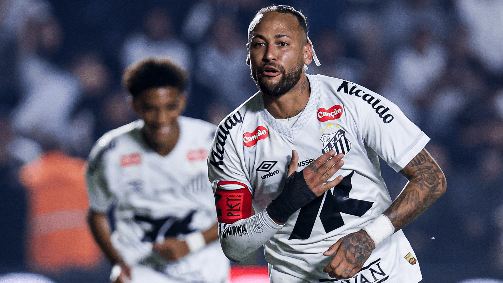 Neymar hits back after being 'unfairly offended' in heated clash with fan during Santos defeat