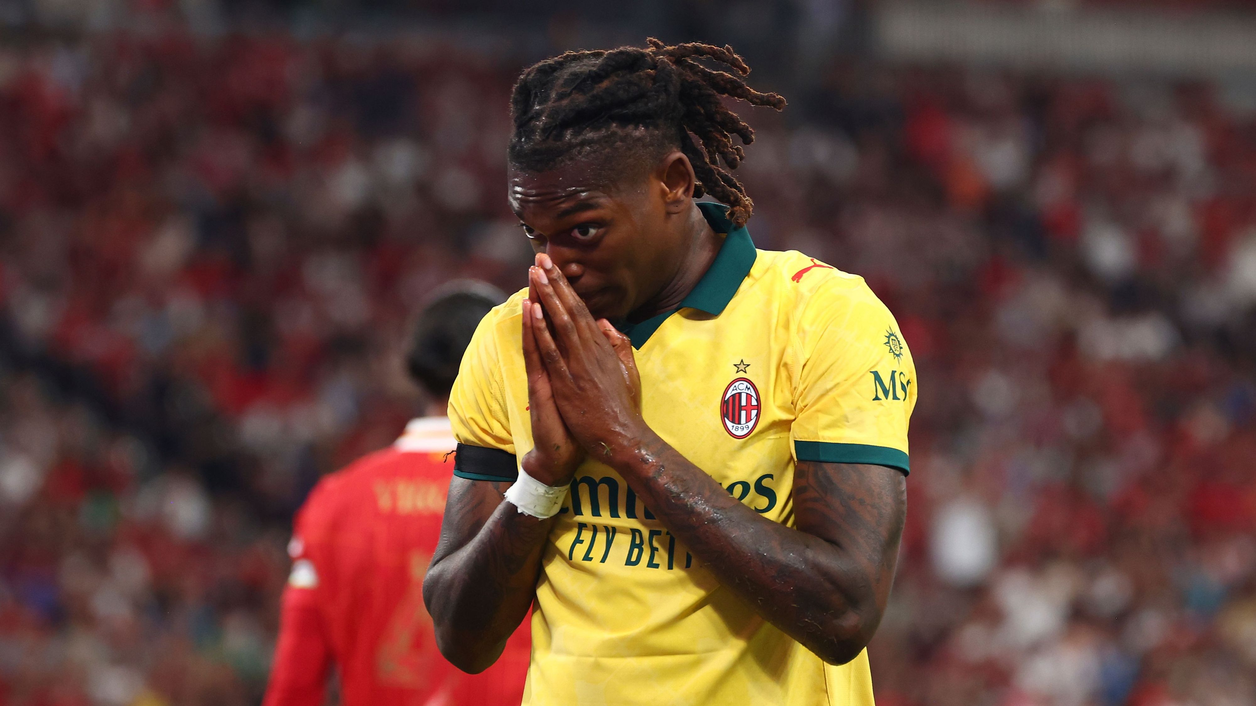 VIDEO: Rafael Leao replicates Diogo Jota's celebration in touching tribute to late Portugal team-mate after scoring outrageous goal for AC Milan against Liverpool