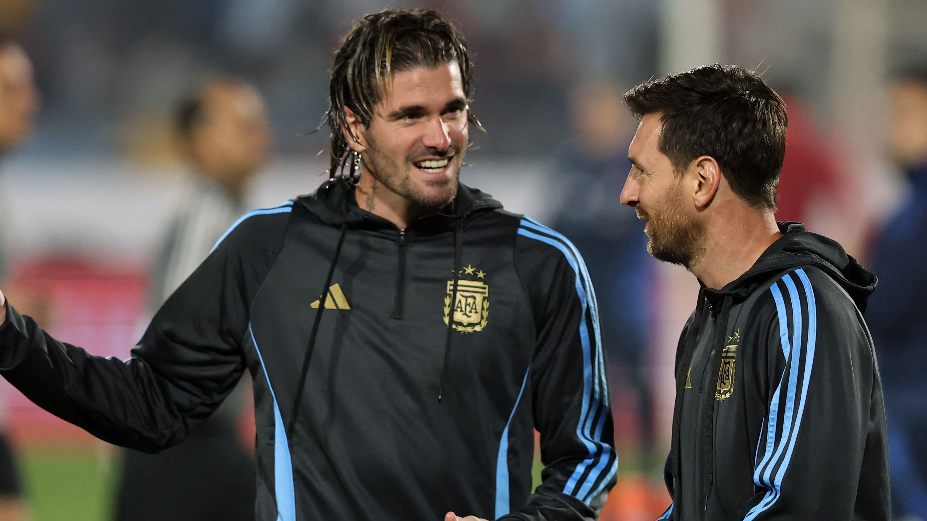 WATCH: Rodrigo De Paul receives hero's welcome at Chase Stadium before Inter Miami faces FC Cincinnati