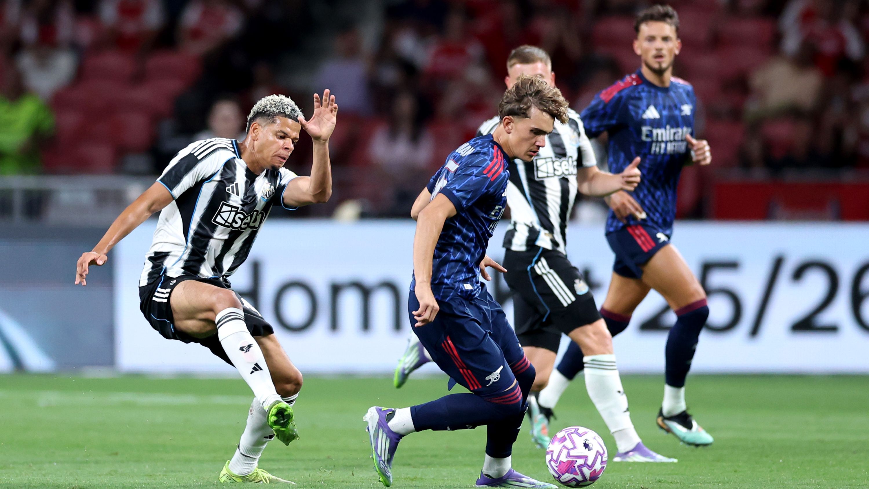 Max Dowman, you superstar! Arsenal's 15-year-old sensation picks the lock as Gunners come from behind to beat Newcastle in pre-season friendly