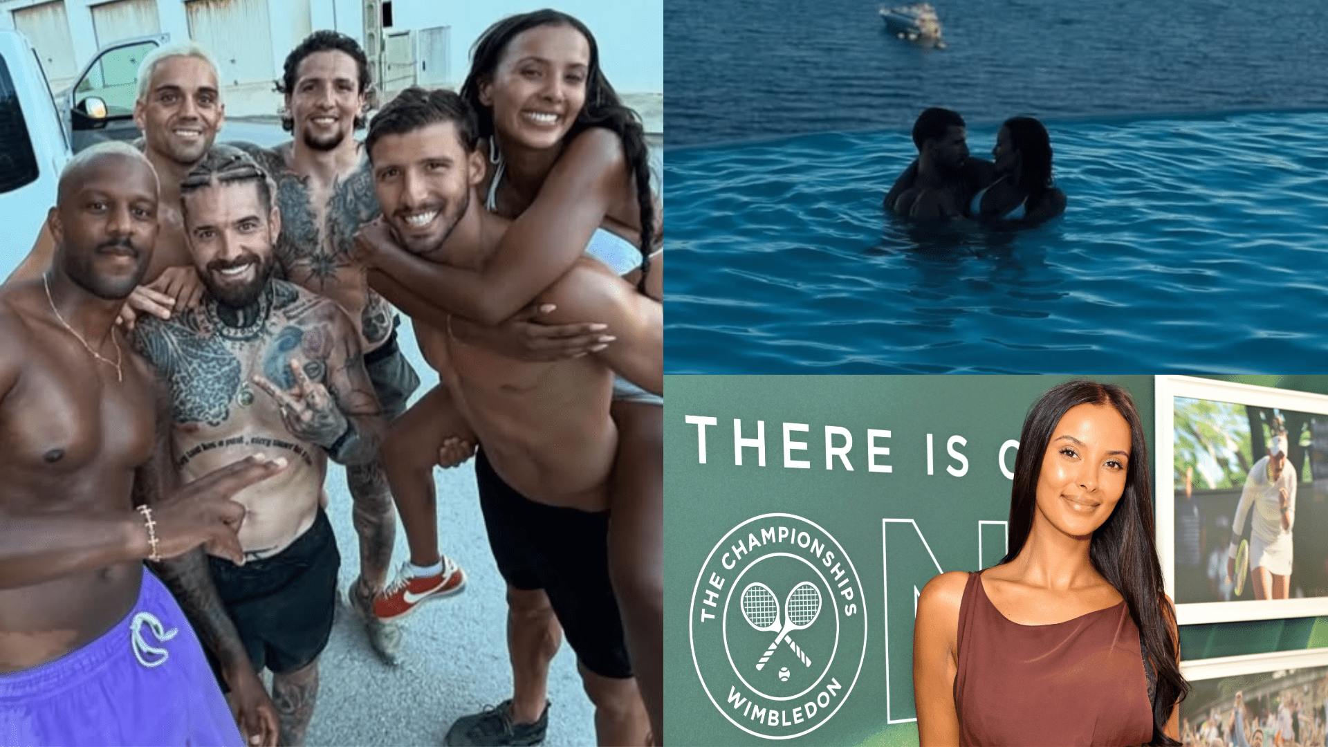 'Sweating my life away' - Maya Jama made to work on holiday with Ruben Dias as Manchester City star keeps himself fit alongside Love Island presenter girlfriend
