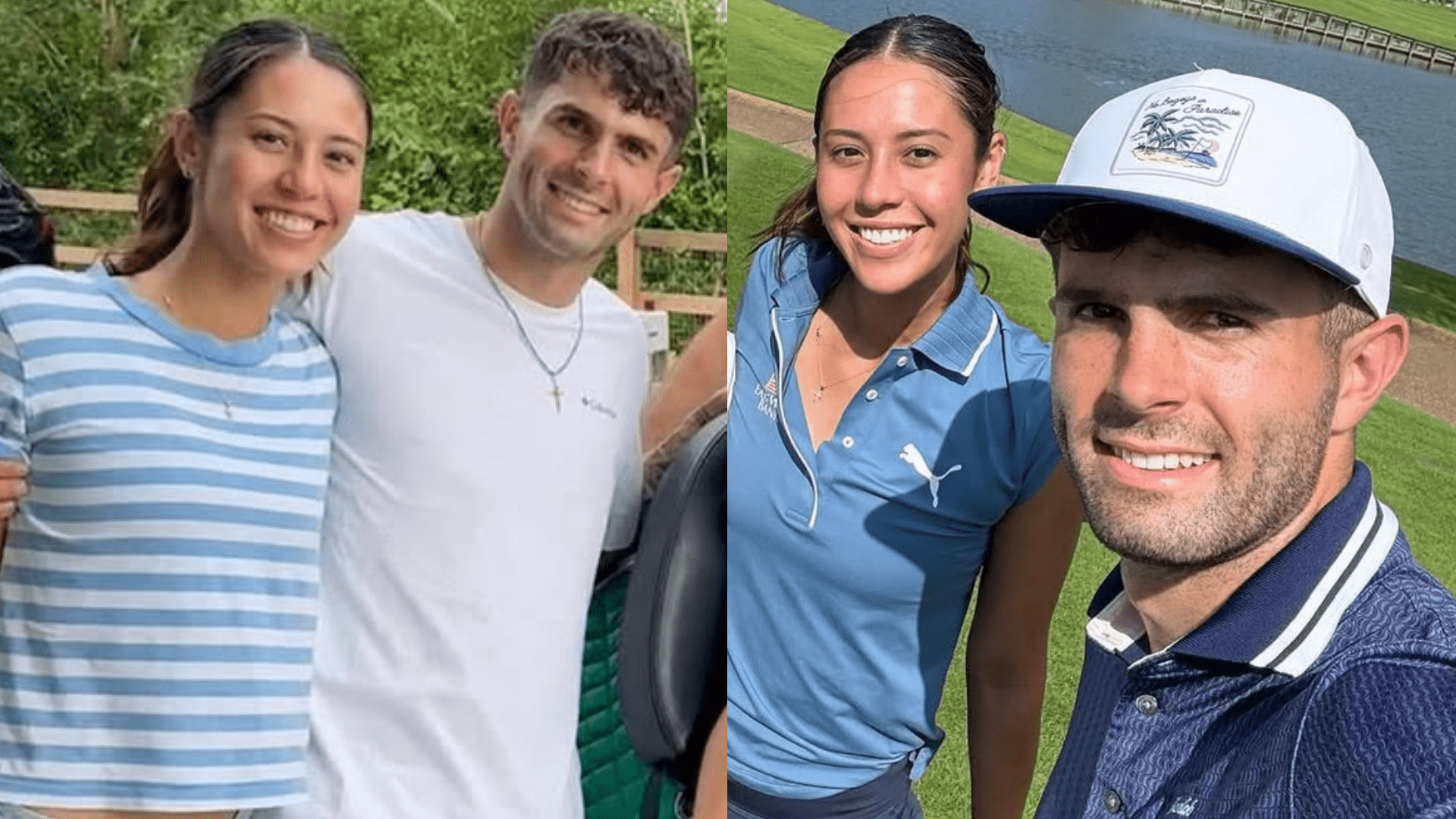 Christian Pulisic makes the cut! Alexa Melton picks dream golf foursome - with USMNT star boyfriend selected last alongside pop superstar & Hollywood actor