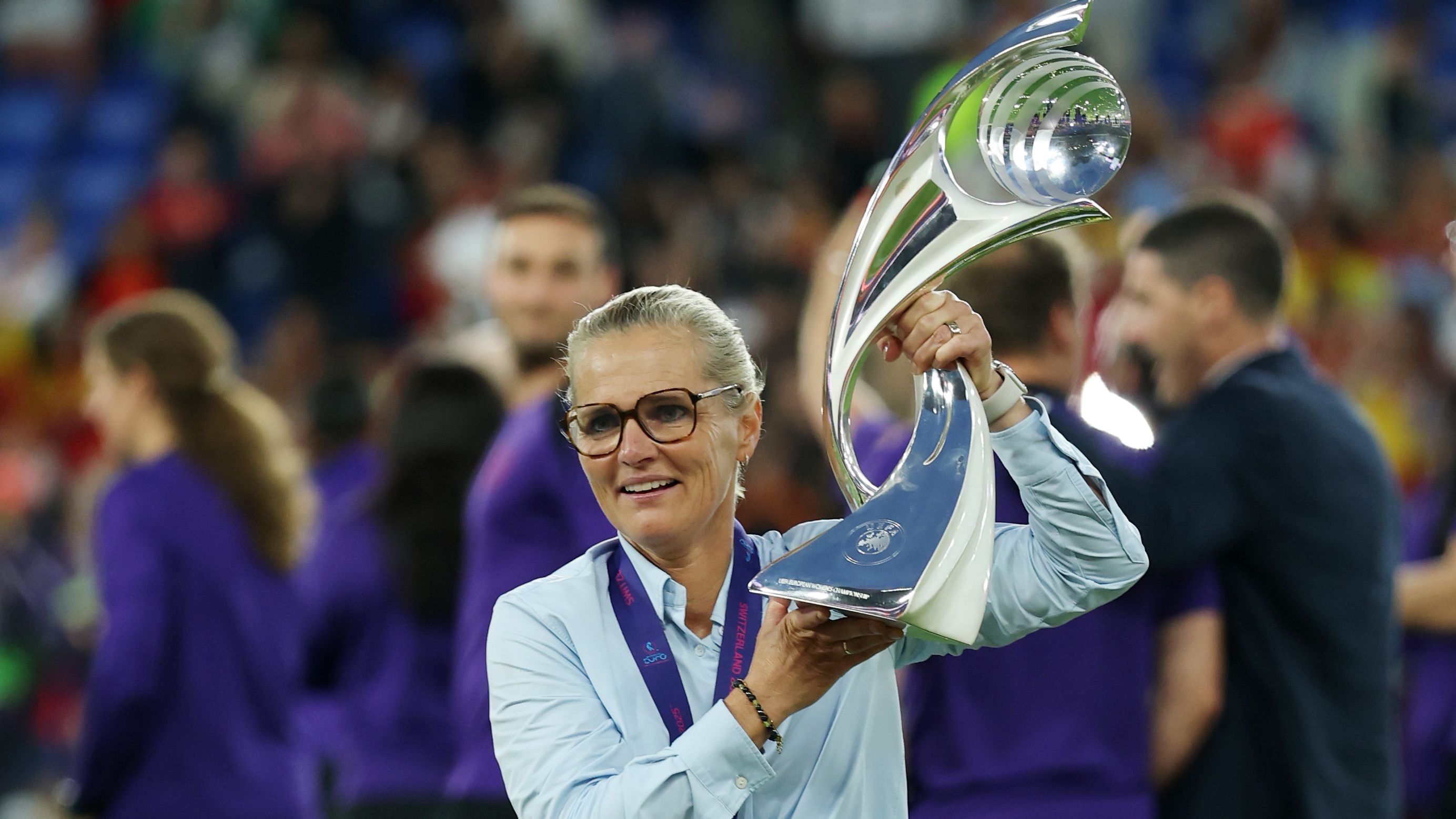 'It was chaos!' - Lionesses boss Sarina Wiegman reflects on England's 'incredible' Euro 2025 victory