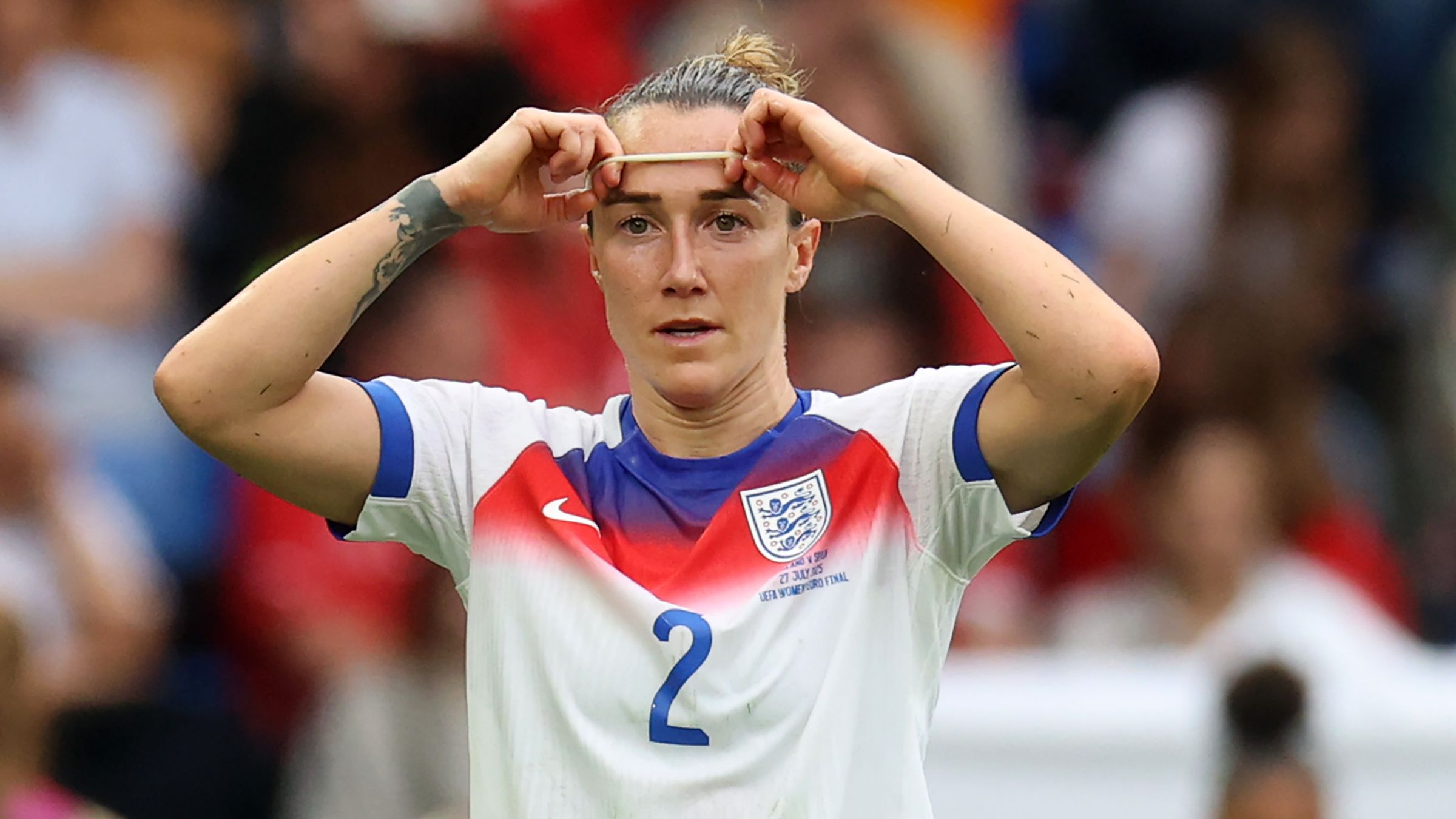 Lucy Bronze reveals she played Euro 2025 with fractured tibia in stunning revelation after Lionesses win Euro 2025