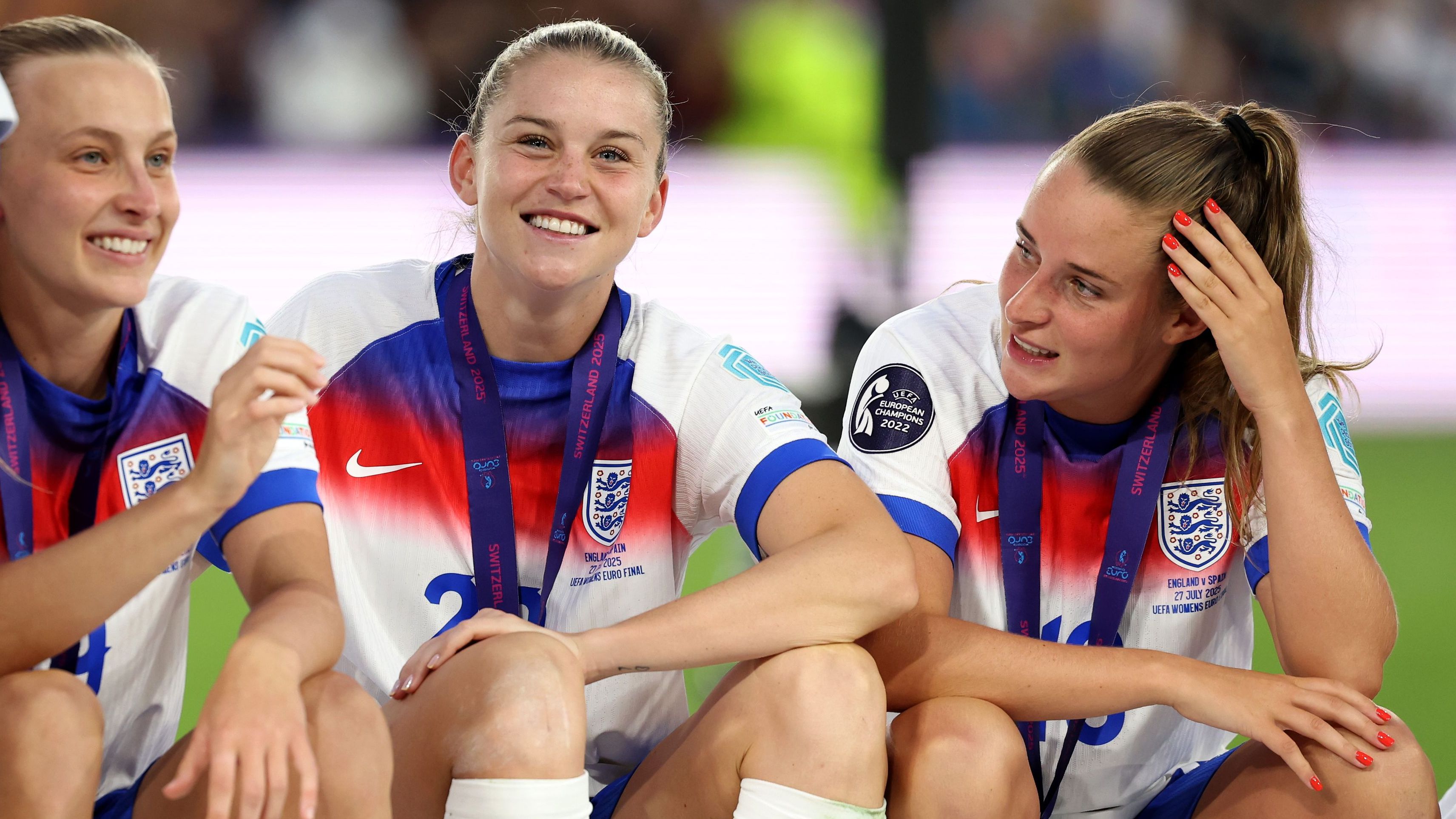 'Felt so nice, we had to do it twice!' - How Leah Williamson, Alessia Russo & the Lionesses reacted & celebrated as England become back-to-back European champions with Euro 2025 penalty triumph over Spain
