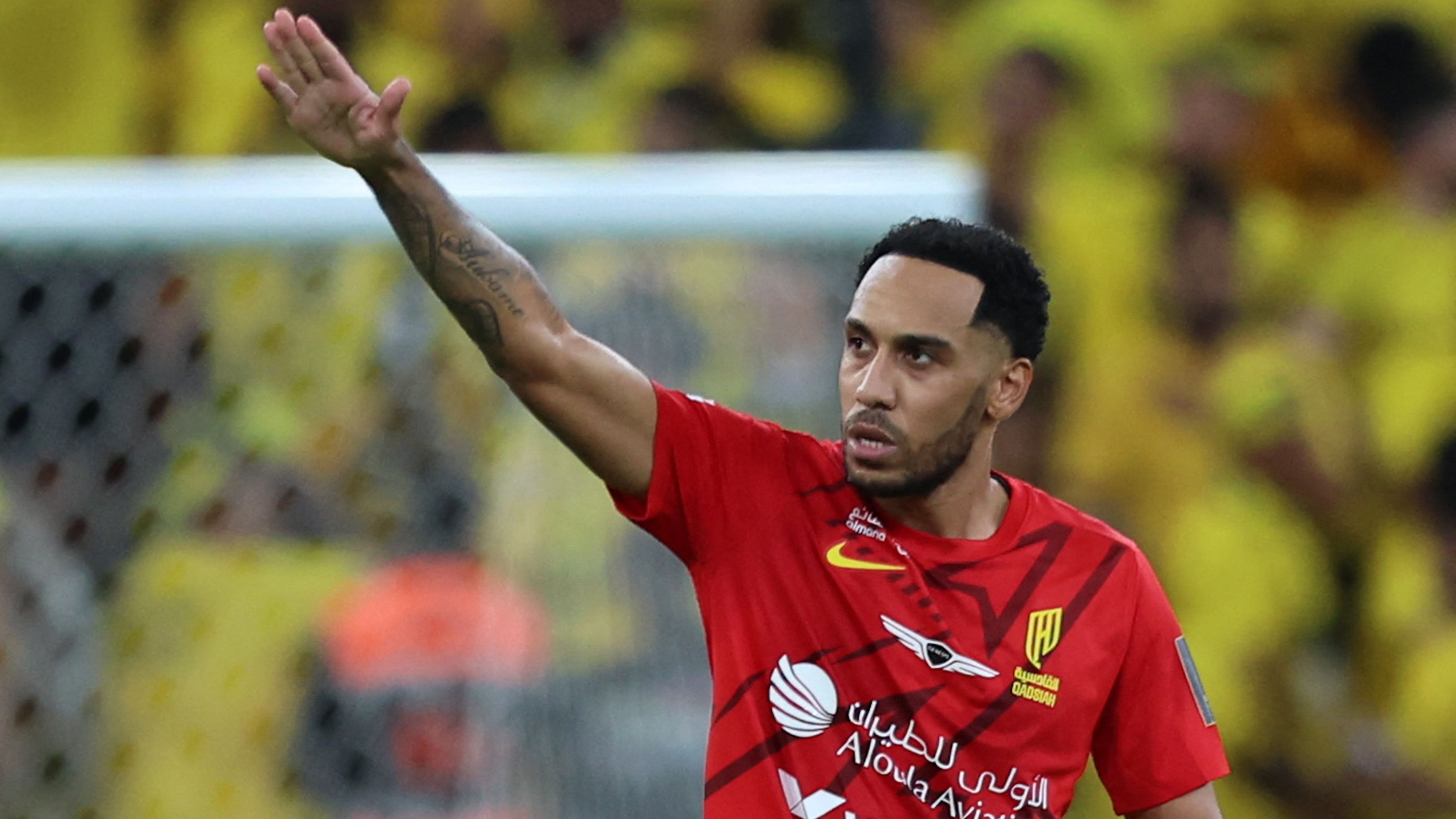 Pierre-Emerick Aubameyang is back! Ex-Arsenal and Chelsea striker arrives in France to join Mason Greenwood & Co at Marseille after cutting Saudi adventure short