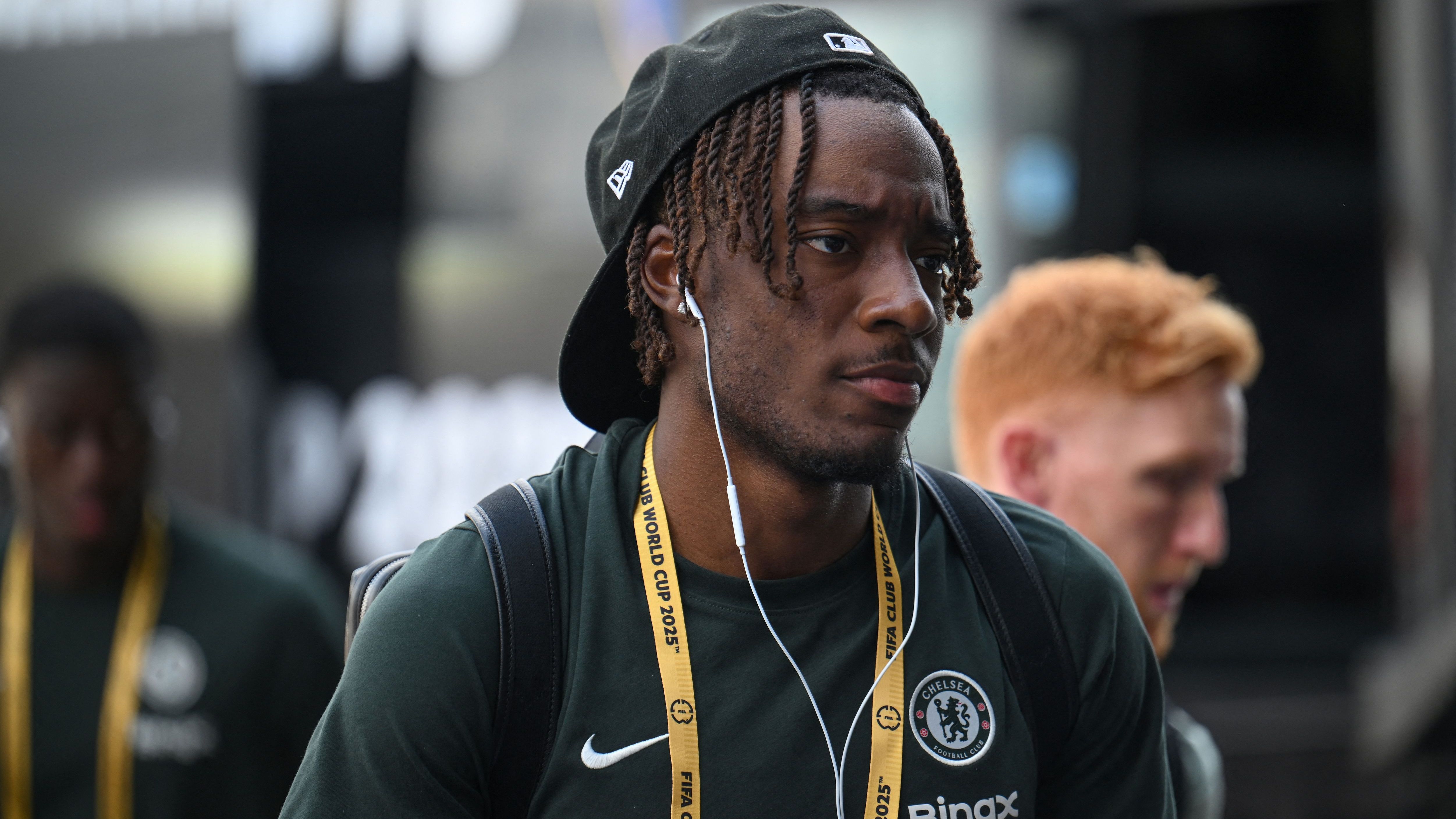 Arsenal-bound Noni Madueke spotted partying at Wireless Festival in London with ex-Chelsea team-mate & Man Utd outcast Jadon Sancho as Chelsea played Club World Cup final