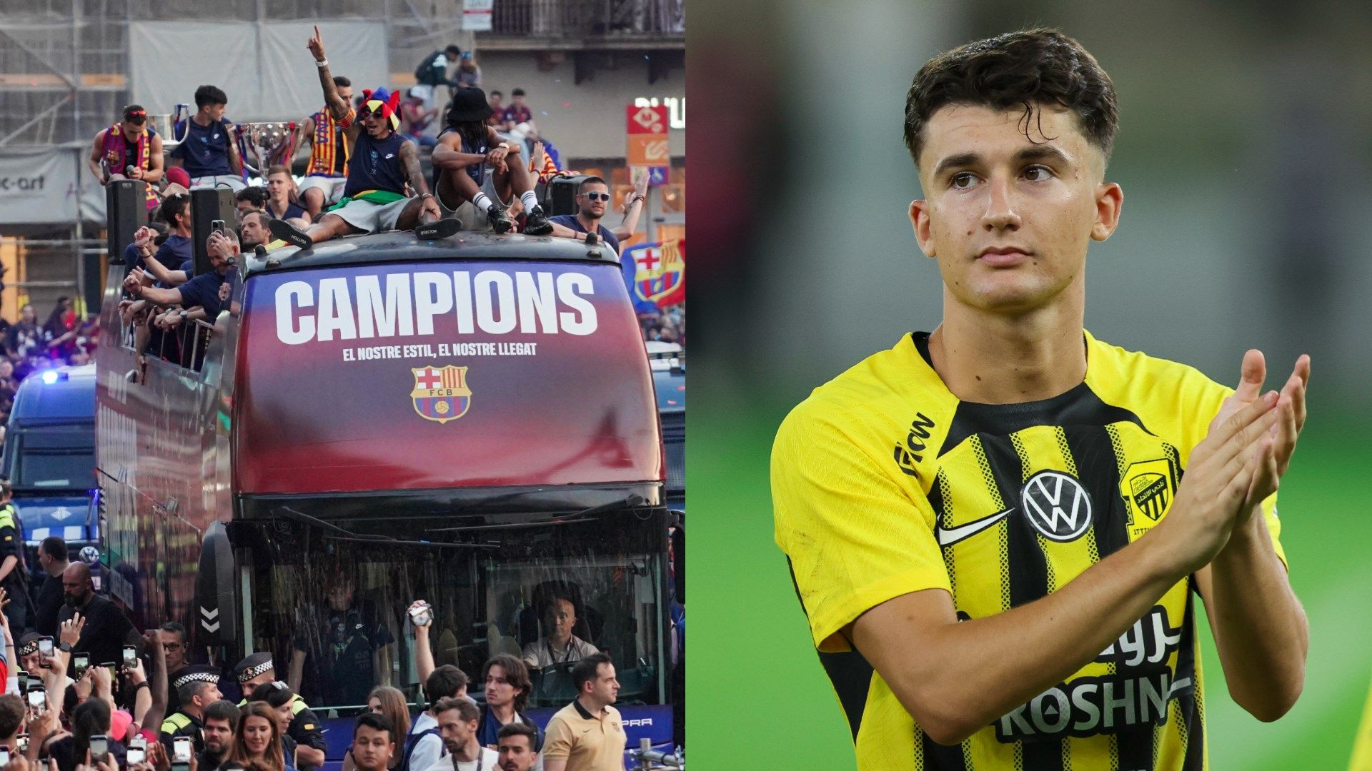 'Football doesn't end at Barcelona!' - Midfielder explains why he ditched La Liga giants for Al-Ittihad at 20 years old and says it's a 'piece of cake' after winning two trophies with Saudi Pro League champions