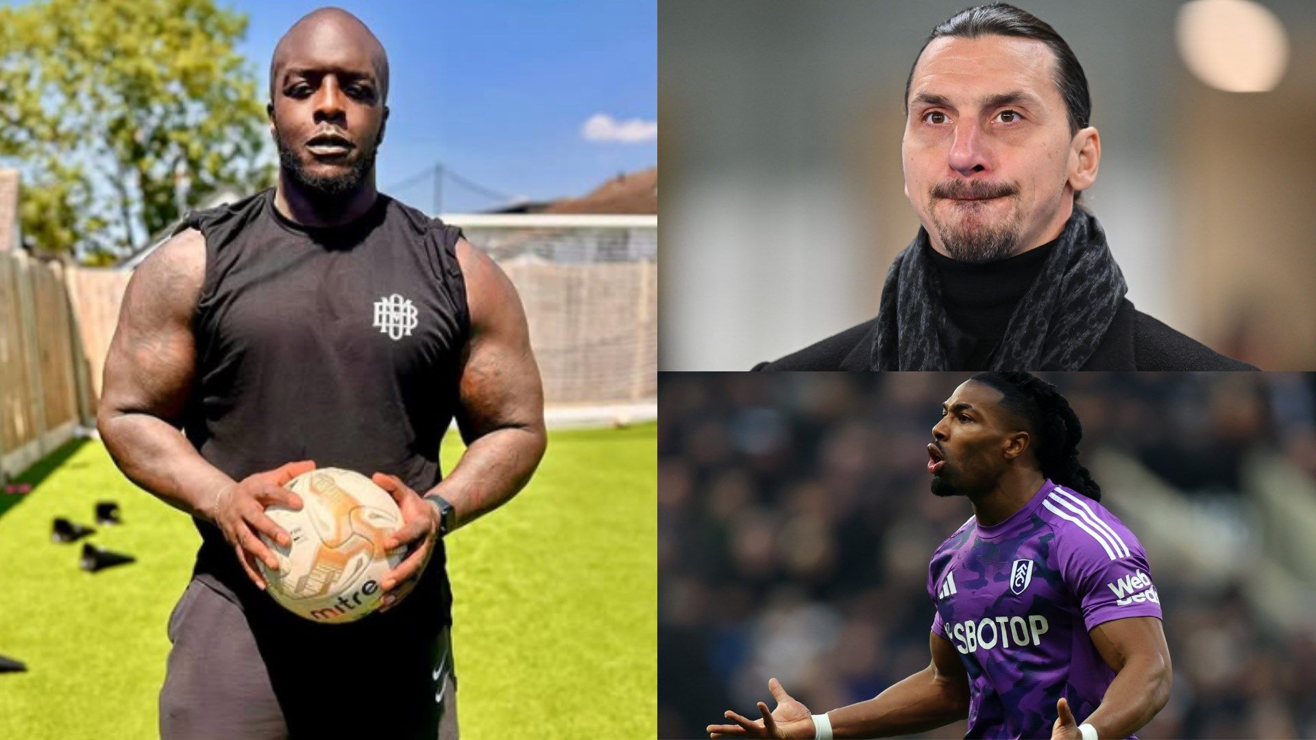 VIDEO: Adebayo Akinfenwa snubs Zlatan Ibrahimovic and Adama Traore as 'The Beast' makes hilarious pick for football's strongest man ever