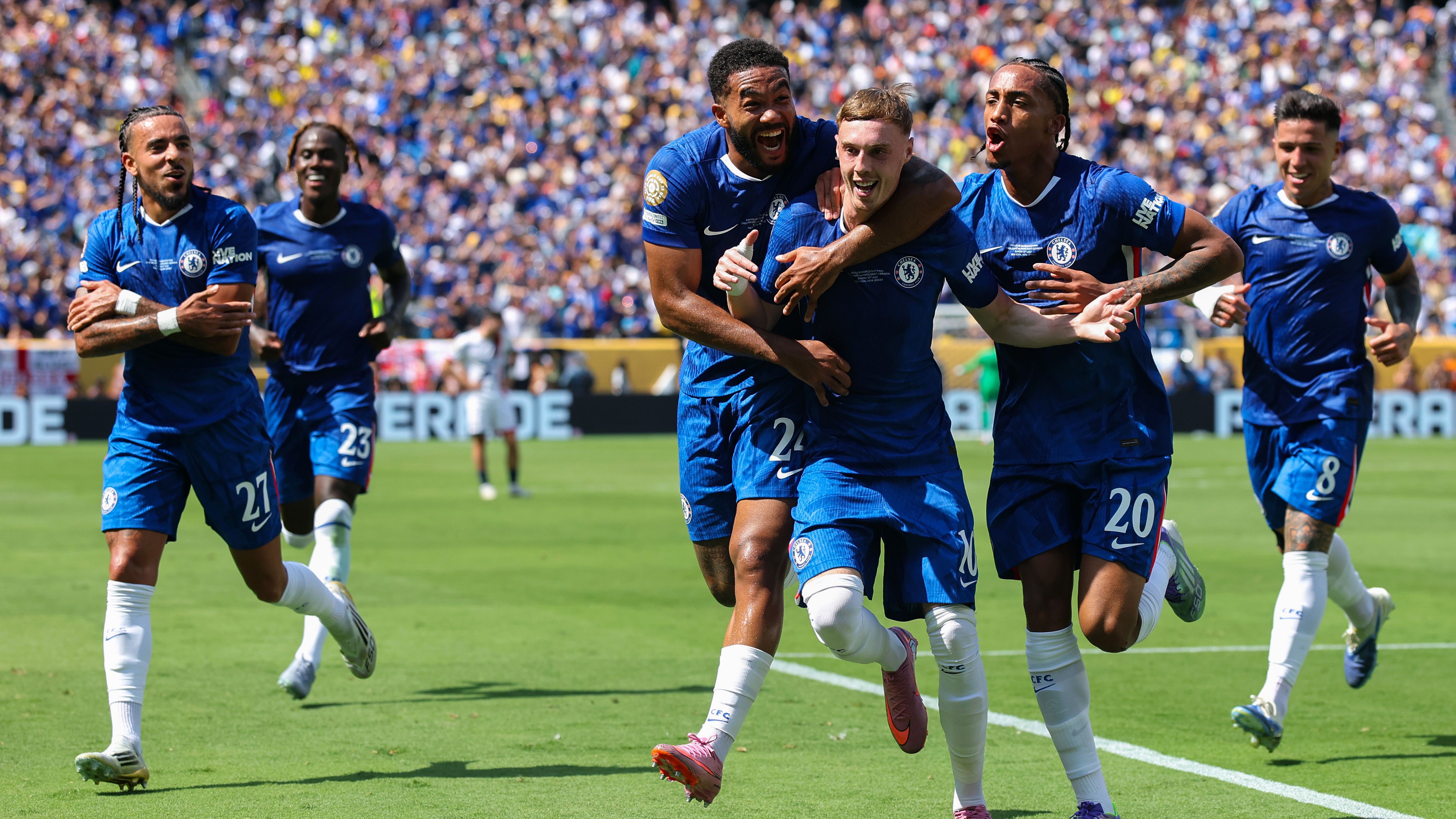 Cole Palmer sends out brutal three-word message as Chelsea star revels in Club World Cup triumph over PSG