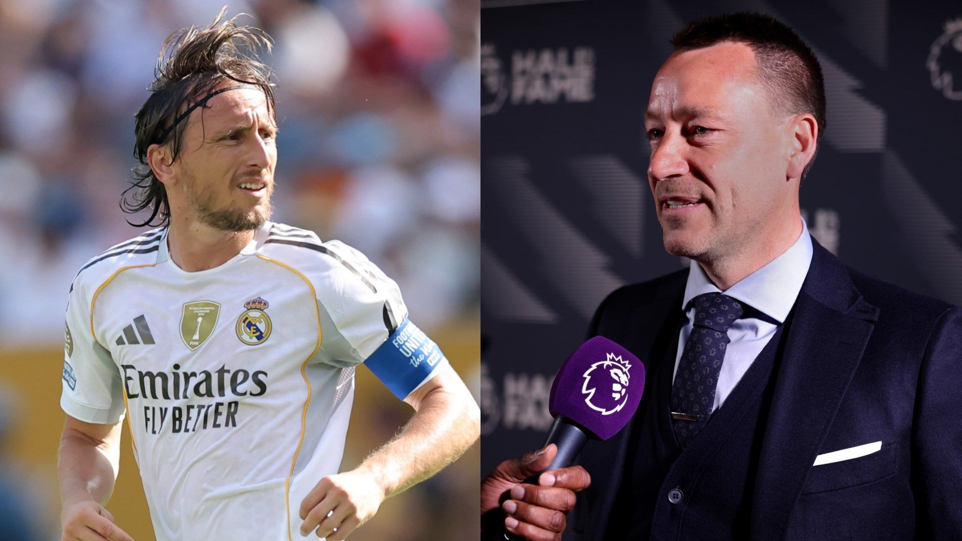 'One of the best players in the world, ever!' - John Terry bizarrely comments on Luka Modric's move to AC Milan as reporters corner Chelsea legend at airport