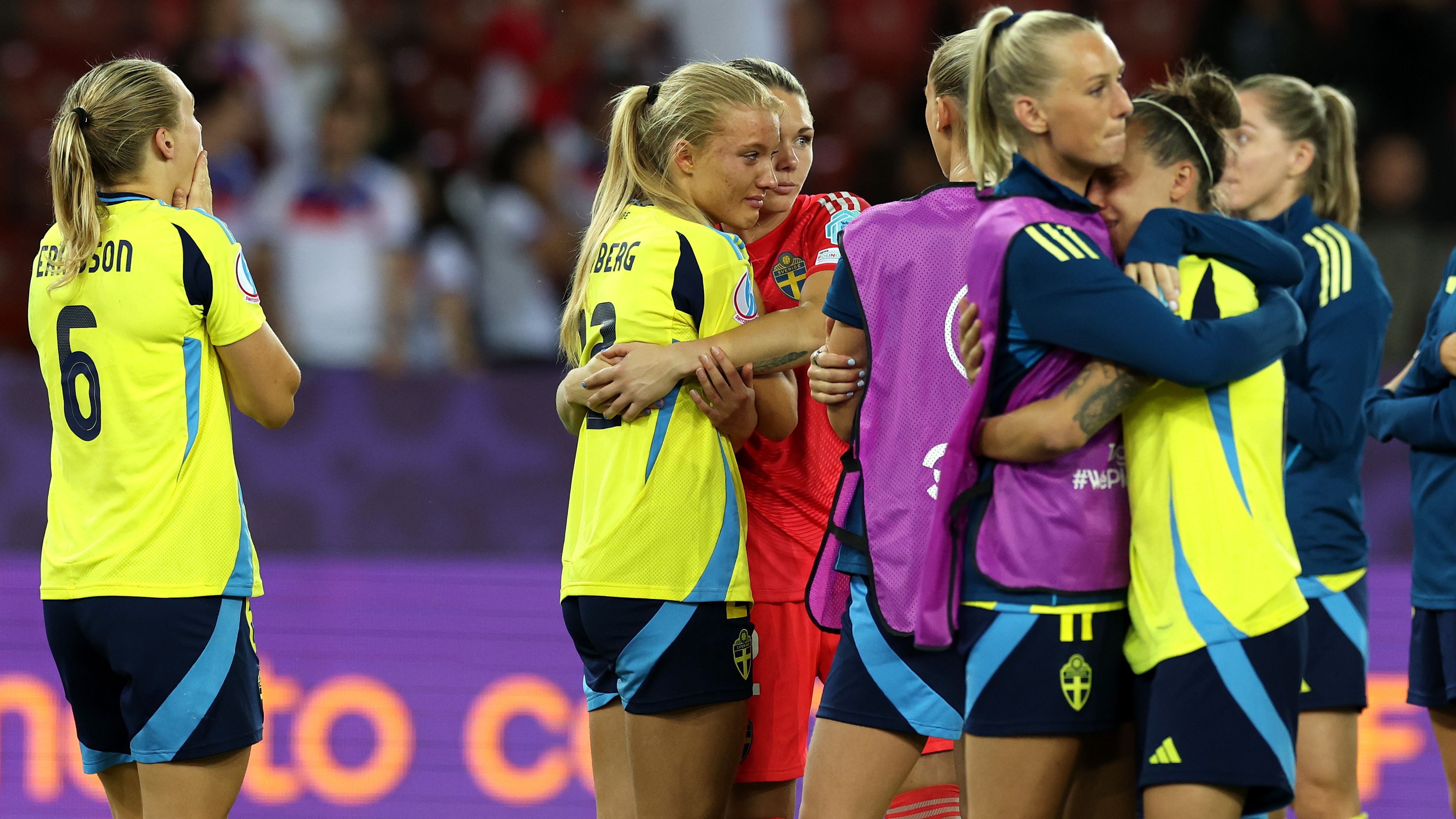 Zlatan Ibrahimovic texts message of support to Sweden star Smilla Holmberg after crucial penalty miss in defeat to England at Euro 2025