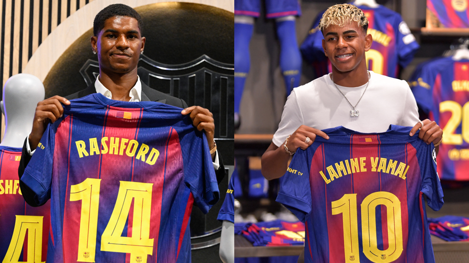 Marcus Rashford hails new Barcelona team-mate Lamine Yamal as potentially 'the best in the world' as Man Utd misfit explains what he will add to La Liga champions