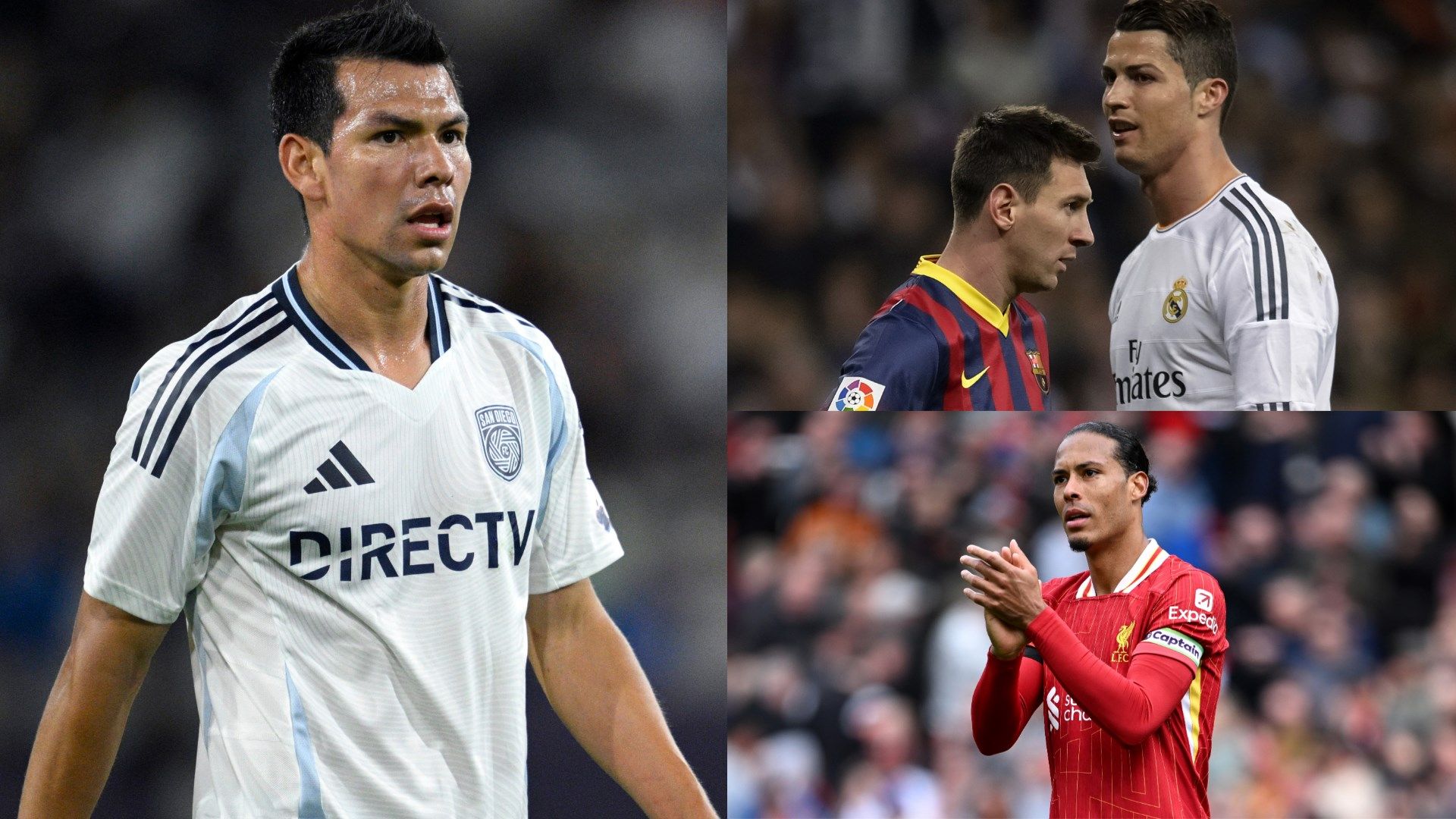 VIDEO: Hirving Lozano reveals admiration for Lionel Messi, Cristiano Ronaldo & Liverpool talisman Virgil van Dijk as San Diego FC star builds his perfect footballer
