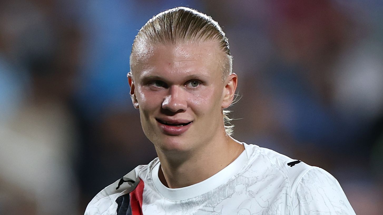 Watch out, Erling Haaland! Brighton forward vows to 'take' Man City striker's shirt after admitting he idolises Norwegian scoring machine