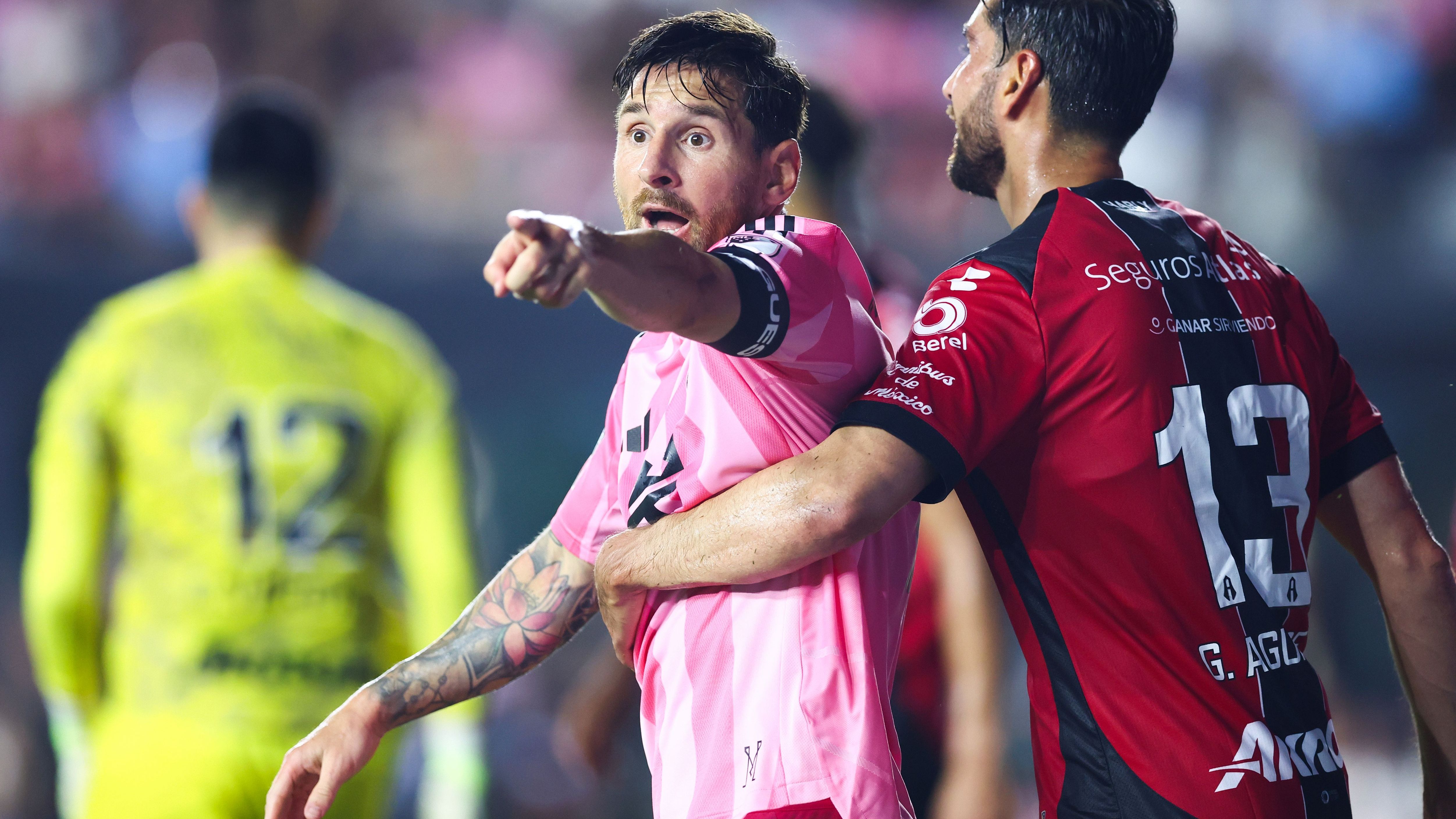'With Messi, I just shut up - with no one else'- Atlas' Matías Cóccaro explains fiery exchange during Inter Miami's Leagues Cup win over Liga MX side