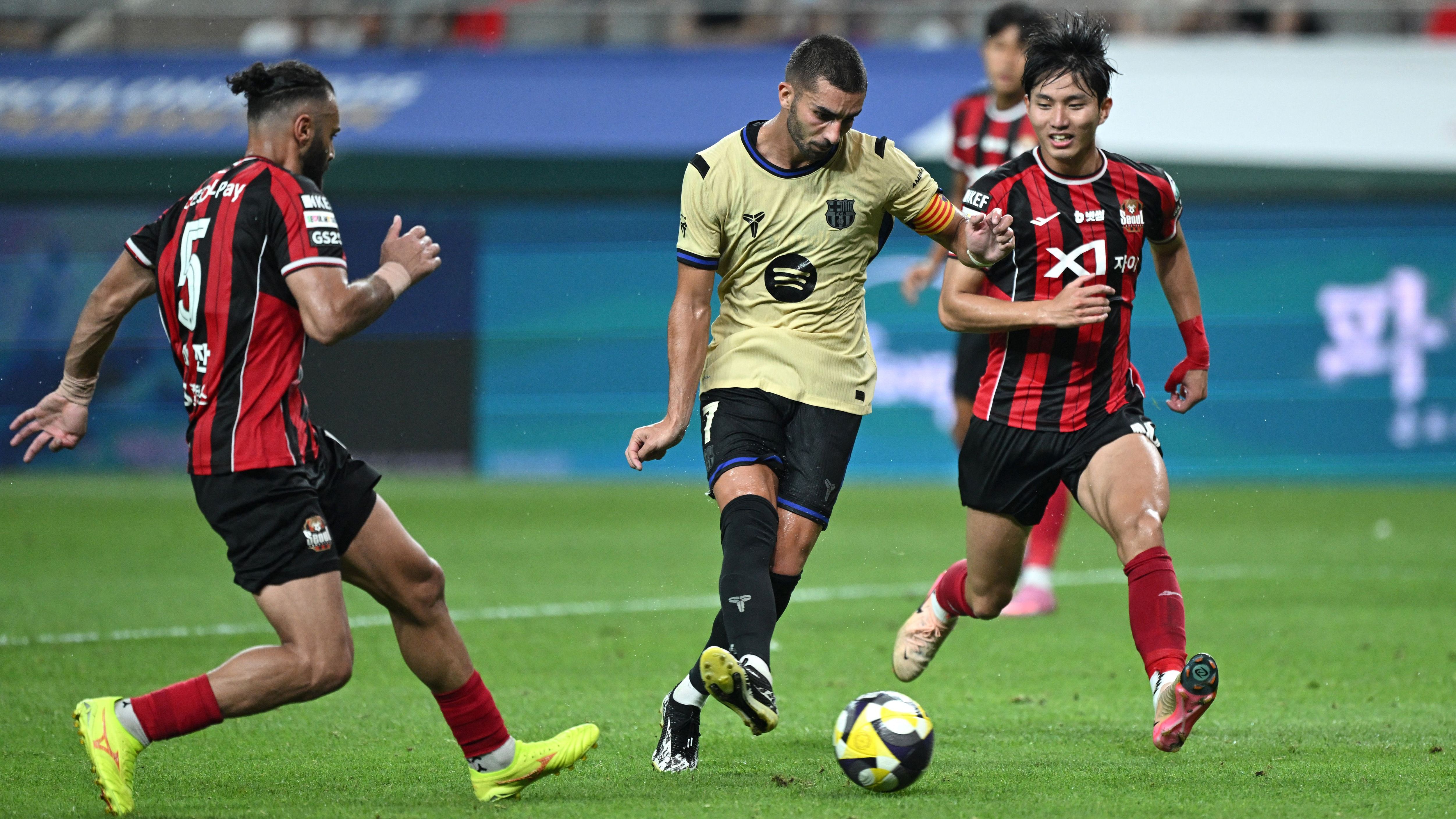 Lamine Yamal's two-goal masterclass sets the tone for Barcelona in ruthless demolition of Jesse Lingard's FC Seoul as lively Marcus Rashford bags first assist for new club