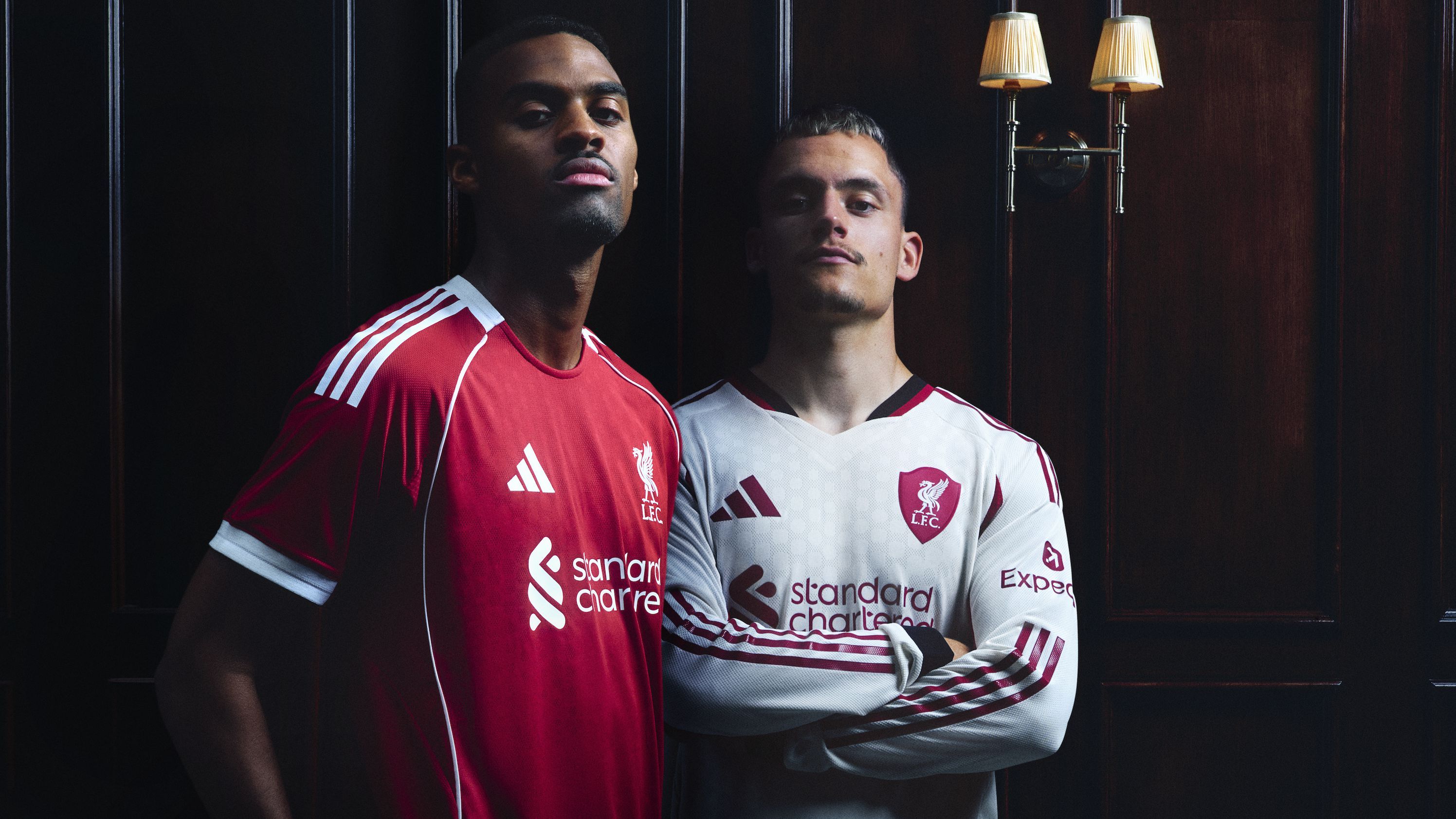 Liverpool mark adidas reunion with stunning sets of home and away kits for 2025-26 season as Reds roll back the years with classic designs