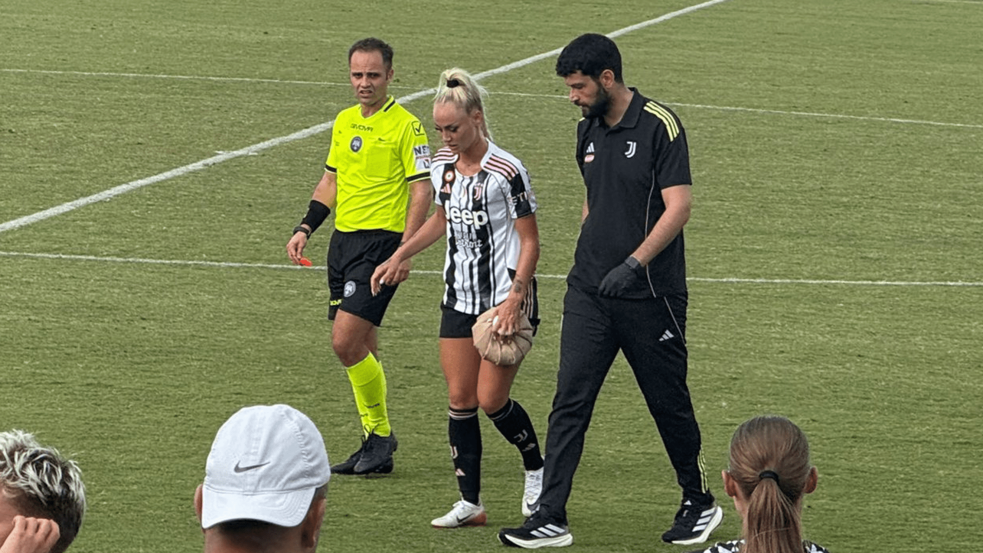 VIDEO: Alisha Lehmann scores two goals for Juventus - including one top-corner banger - and shows off fishing celebration