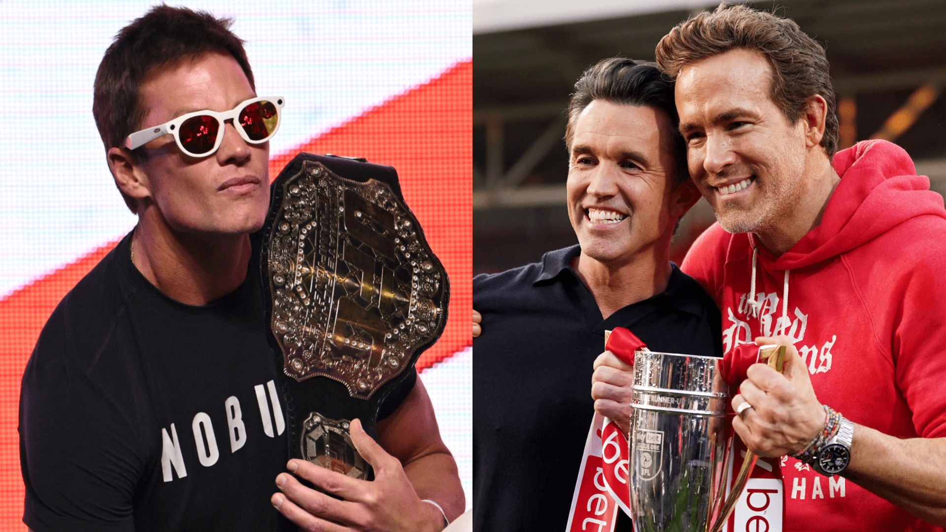 'I'll take a screenshot!' - Tom Brady jokes he'll share WhatsApp message with Ryan Reynolds & Rob McElhenney that shows Birmingham are top of Championship & Wrexham are rock bottom