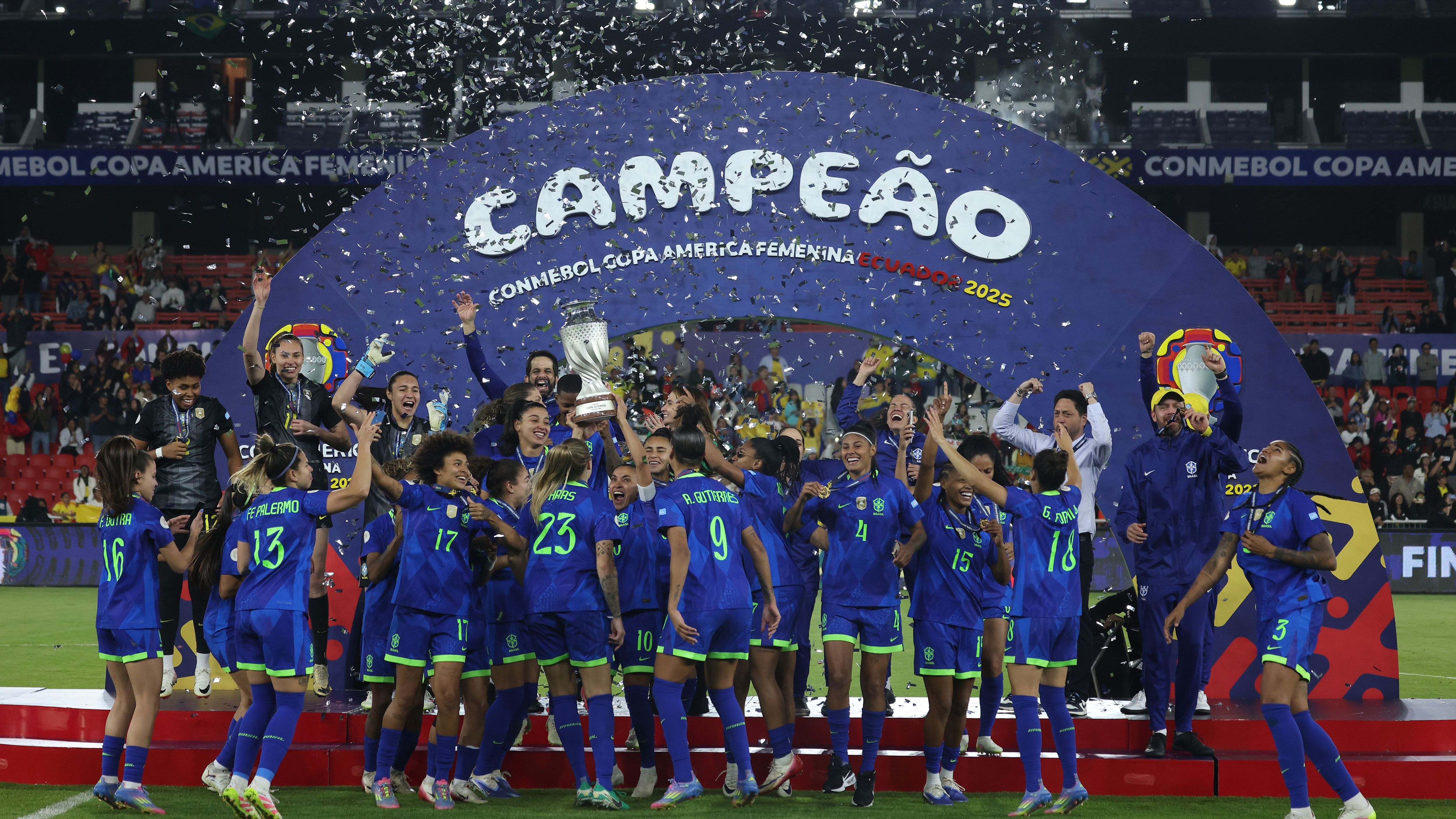 Orlando Pride's Marta scores brace to help Brazil defend Copa America Femenina title