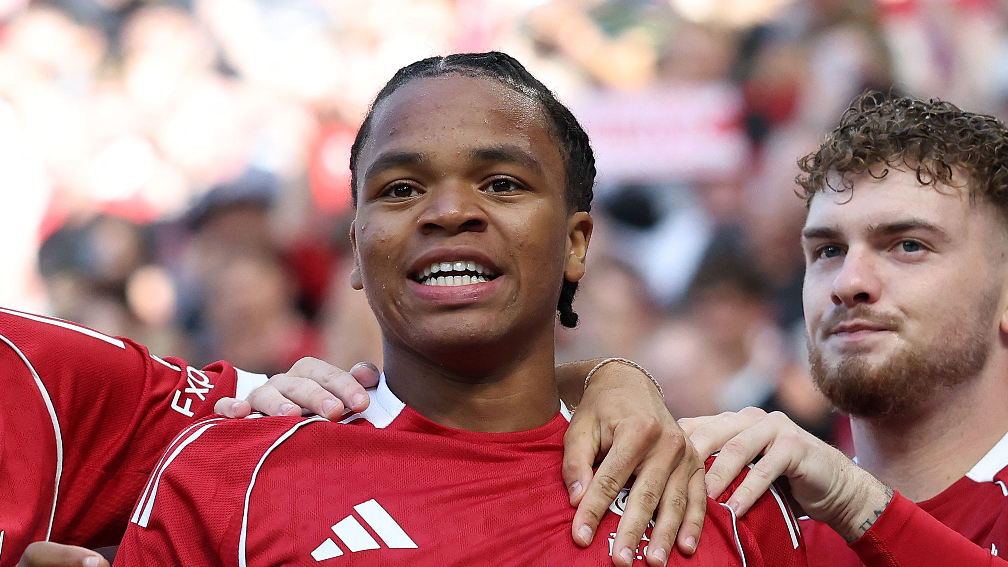 Liverpool supporters call on Arne Slot to promote Rio Ngumoha to the first-team squad for the 2025-26 season following the 16-year-old's stunning goal versus Athletic Club