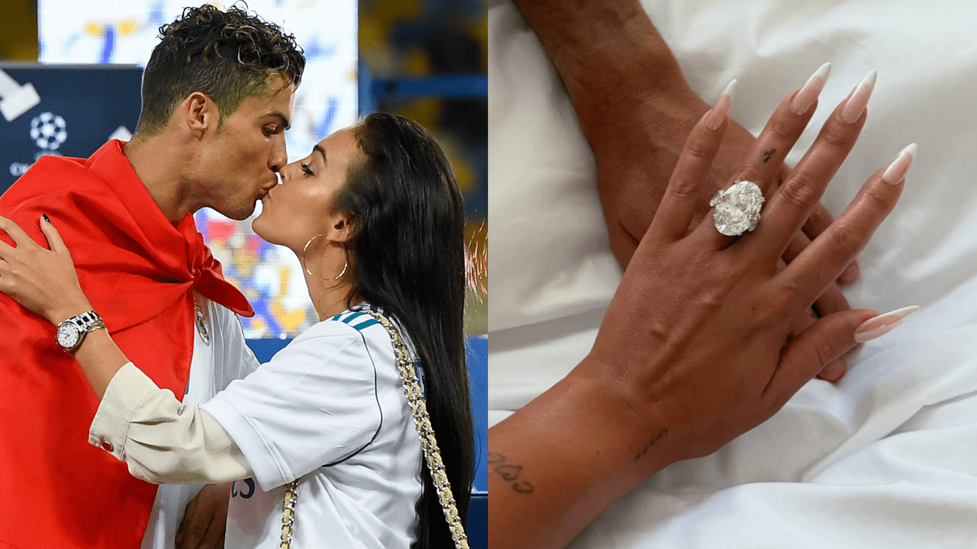 Cristiano Ronaldo spared no expense! Staggering cost of Georgina Rodriguez's HUGE diamond engagement ring revealed
