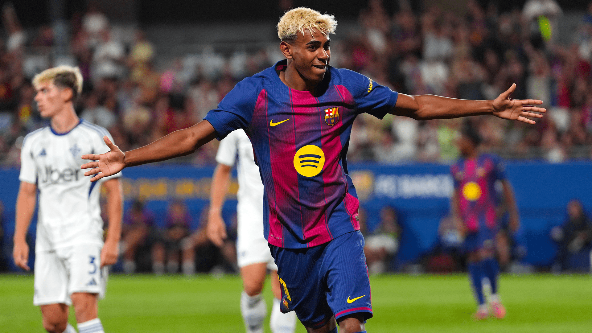 Lamine Yamal has 'something only a Ballon d'Or winner has' as Barcelona president says award should go to 'genius' teenager