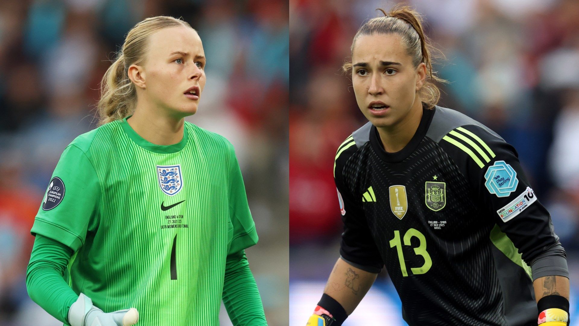 Hannah Hampton called out by Euro 2025 rival Cata Coll after Lionesses hero claimed she threw Spain goalkeeper's bottle into crowd to stop penalty shootout tactics