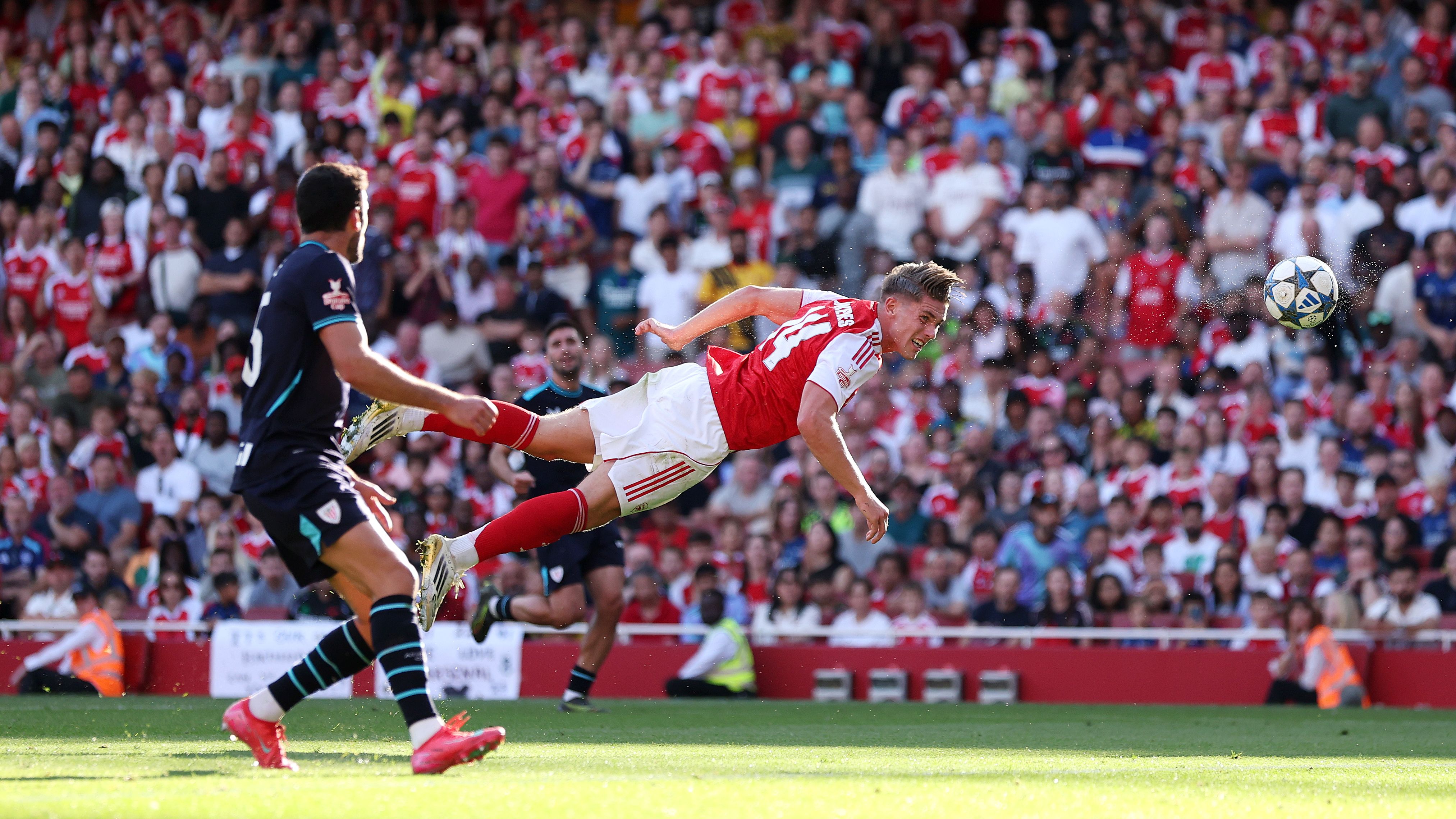 Viktor Gyokeres is up and running! Arsenal striker scores first Gunners goal in pre-season clash with Athletic Club as Mikel Arteta's side earn comfortable win in final tune-up before PL opener