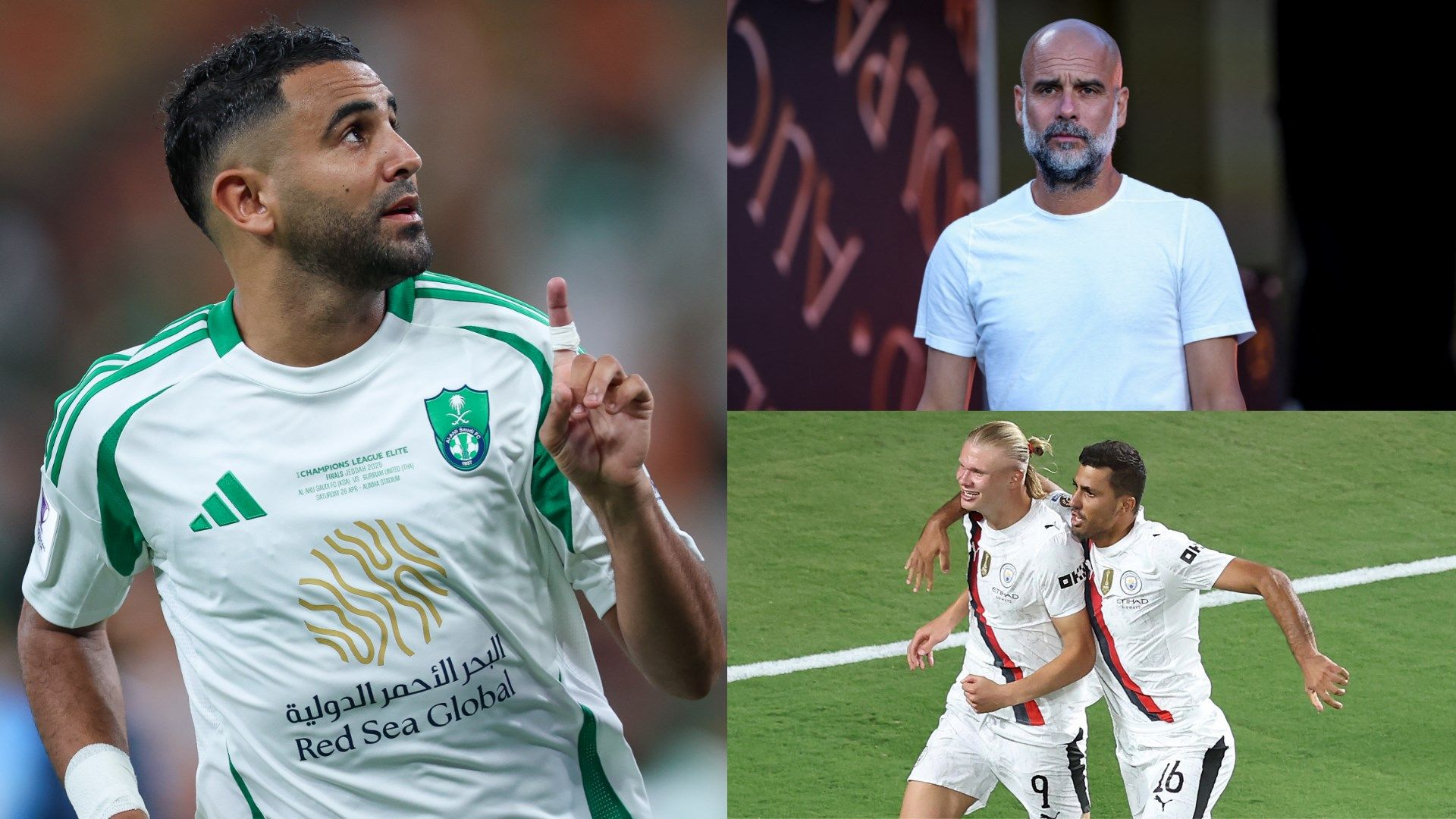 VIDEO: Once a Blue! Riyad Mahrez makes surprise return to Man City and interrupts training in reunion with Pep Guardiola & former team-mates