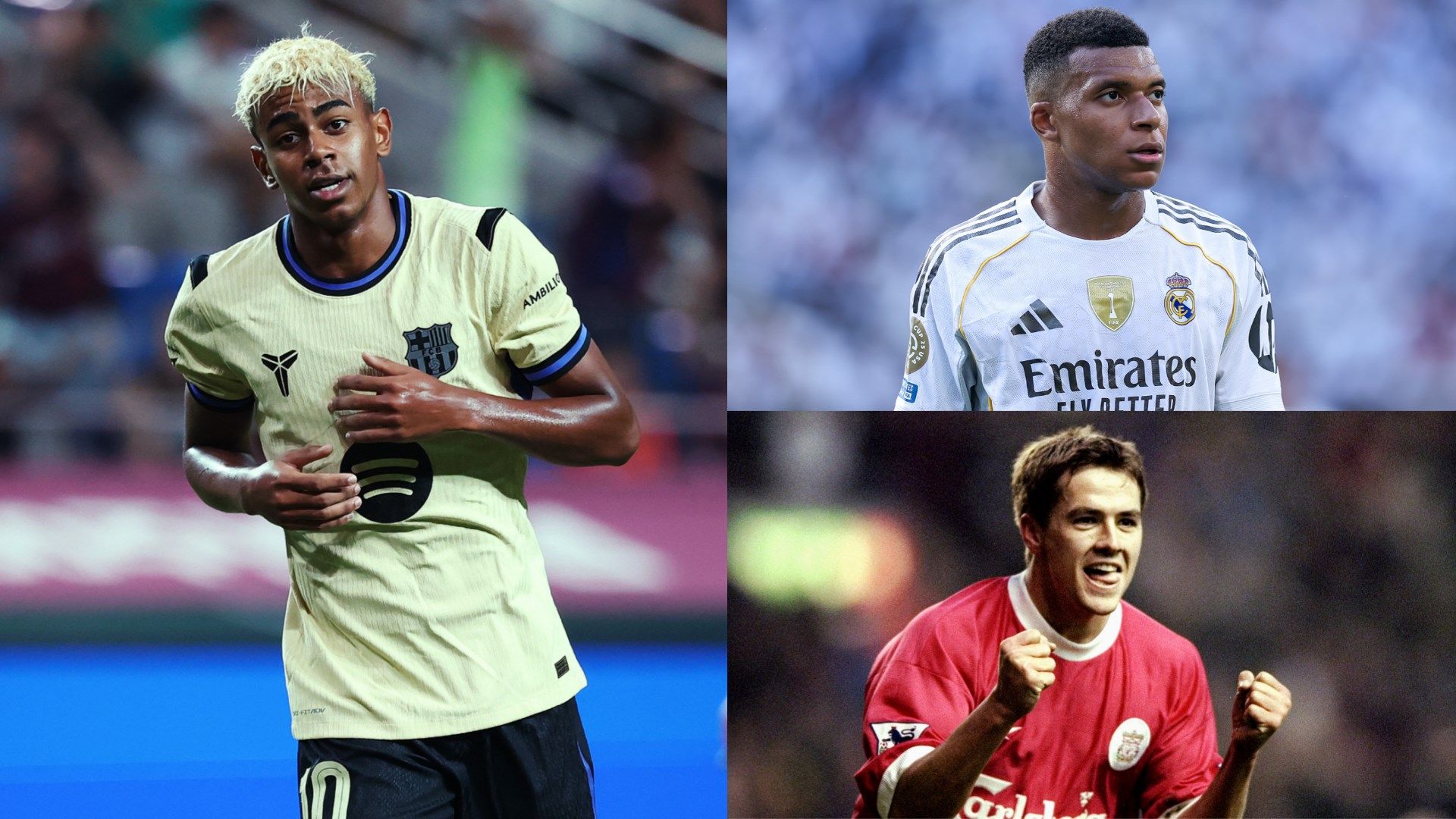 'He was incredible' - Steven Gerrard insists Michael Owen was a better teenage star than Lamine Yamal or Kylian Mbappe as 2025 Ballon d'Or battle heats up