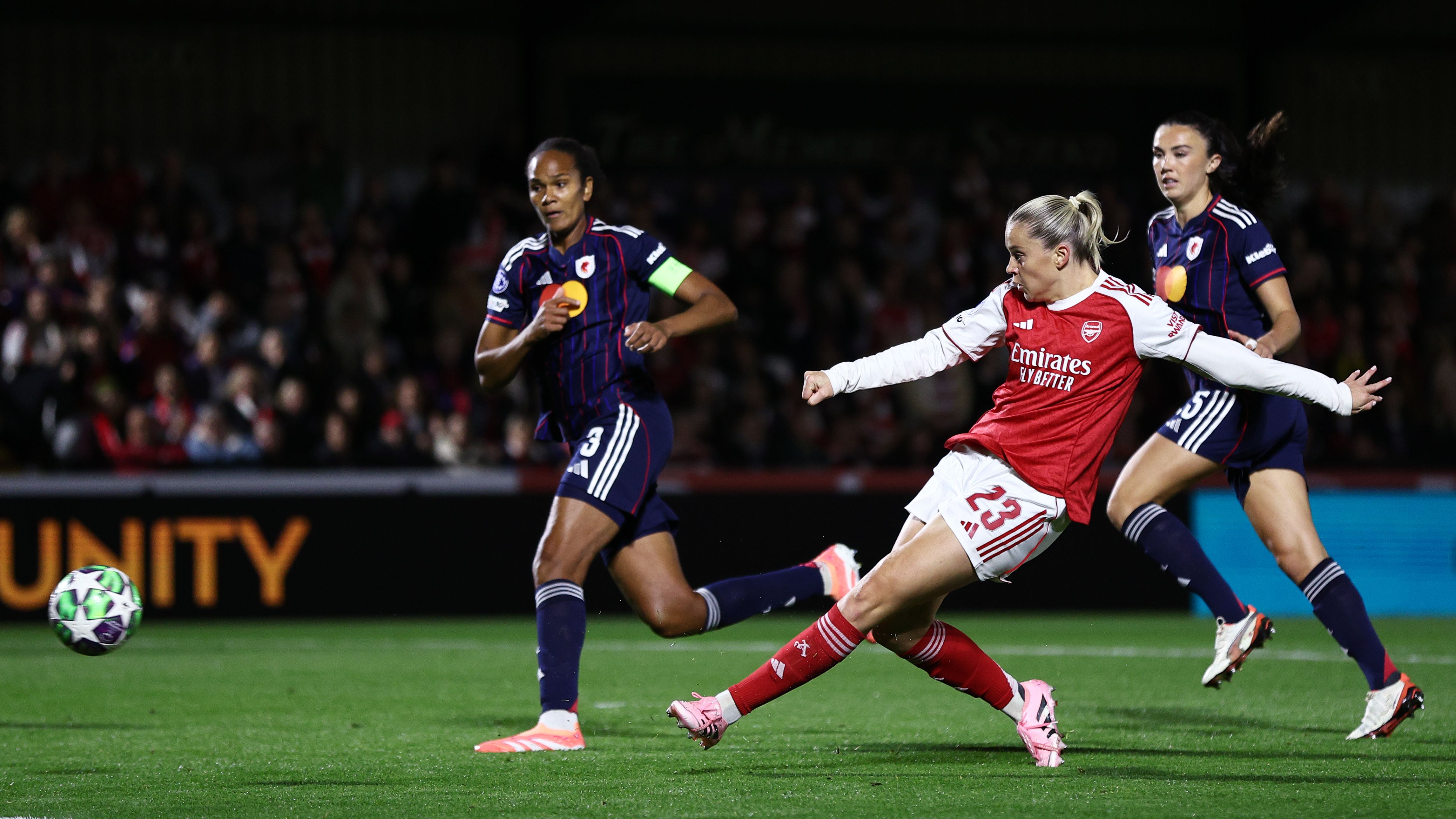 Arsenal women's player ratings vs Lyon: Alessia Russo's opener counts for nothing! Gunners fail to capitalise on fast start as Champions League title defence begins with defeat and winless run goes on