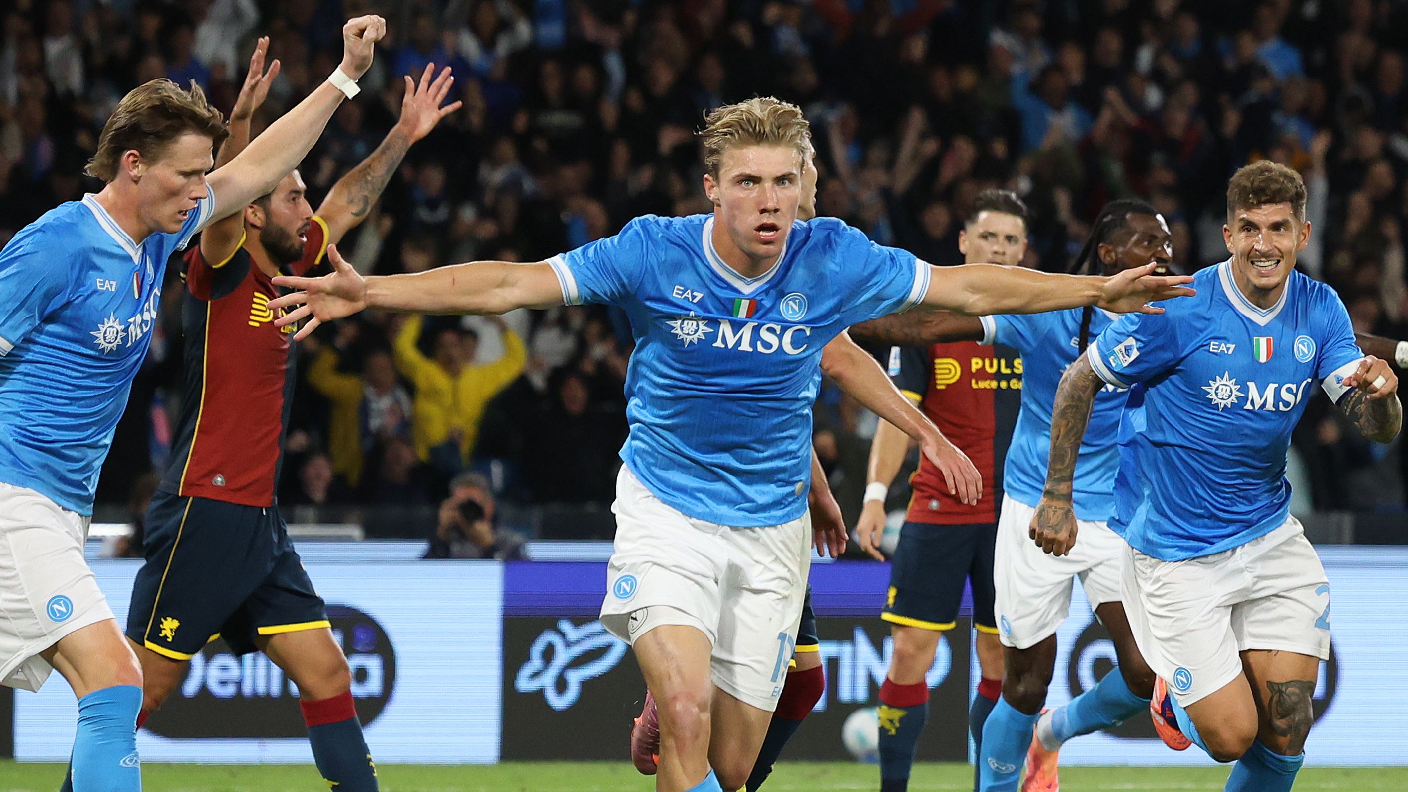 Winners and losers from around Europe's biggest leagues: Man Utd reject Rasmus Hojlund puts Napoli back on top of Serie A but Spanish champions Barcelona brought crashing down to earth