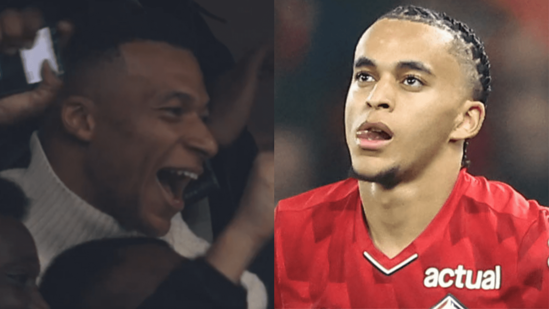 VIDEO: Kylian Mbappe risks the wrath of PSG fans as Real Madrid star is spotted going wild in the stands after brother Ethan scored late equalising goal for Lille & hit famous celebration against former club
