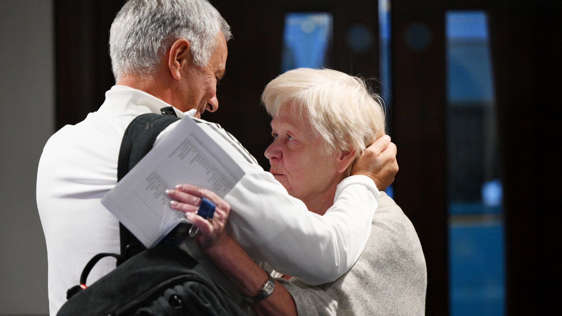 VIDEO: Jose Mourinho embraces staff member who has been at Chelsea for 48 YEARS in heartwarming reunion ahead of Champions League clash with Benfica