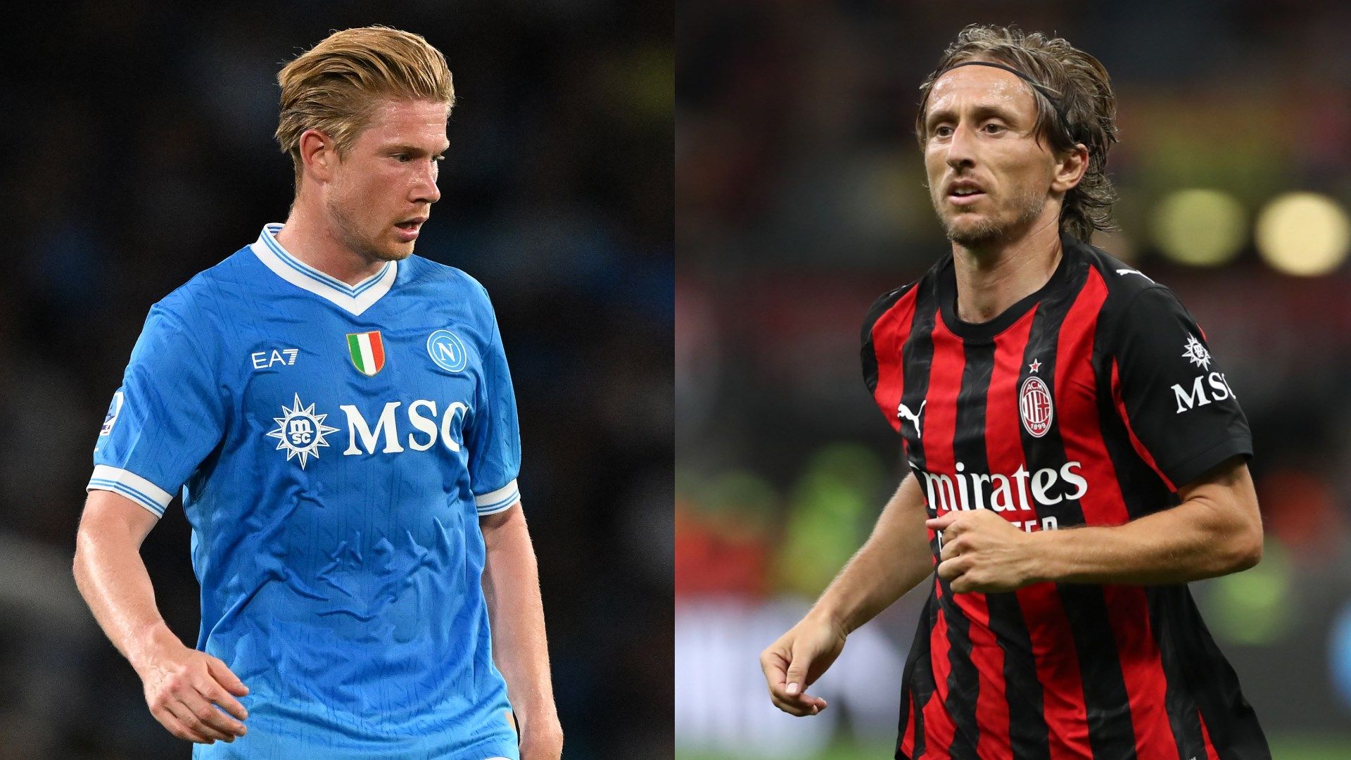 'Everybody enjoys good football' - Kevin De Bruyne shares Luka Modric admiration after Napoli lose to 10-man AC Milan in Serie A clash