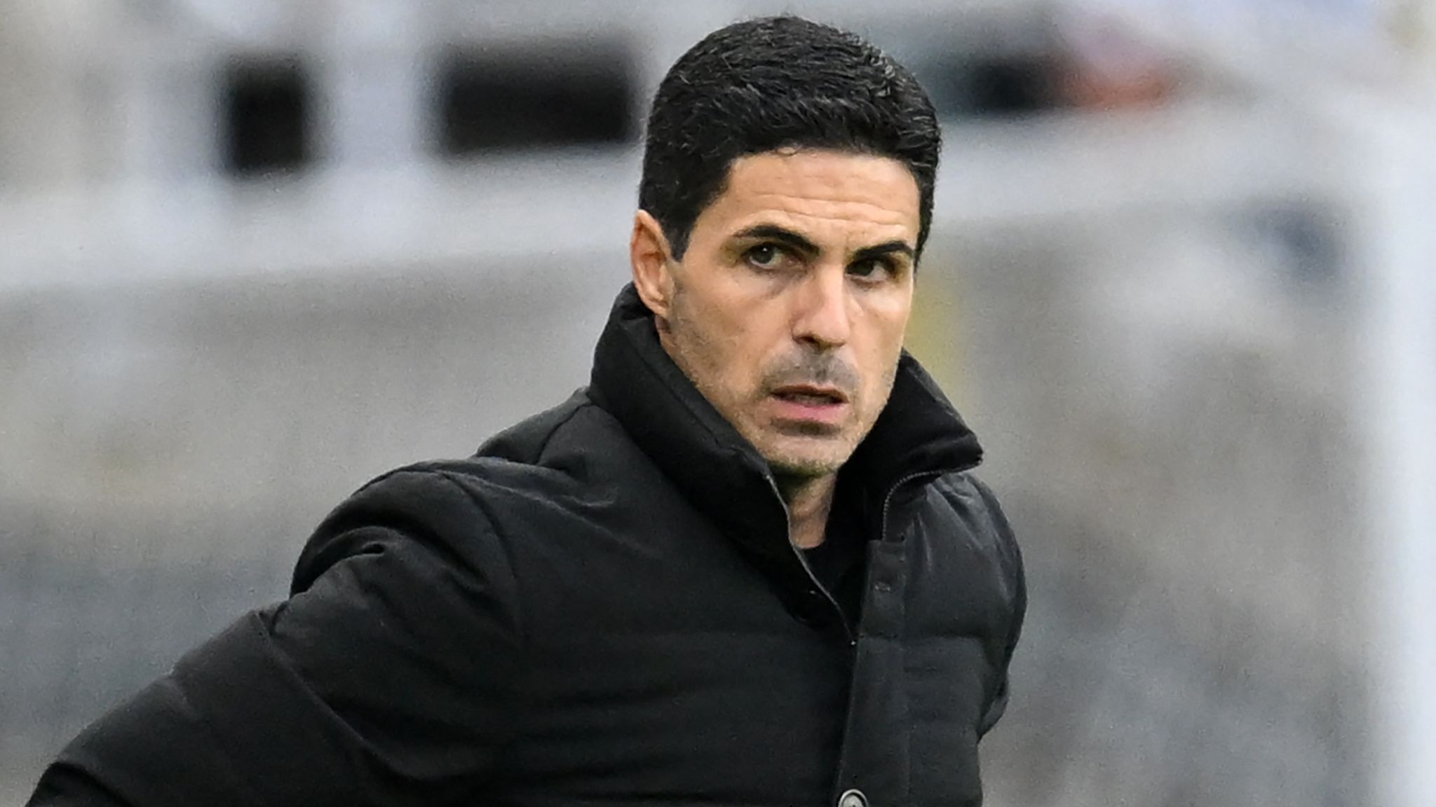 Arsenal's clash with Newcastle turns ugly! Mikel Arteta forced to restrain coach who clashed with Joelinton after last-minute Gabriel winner