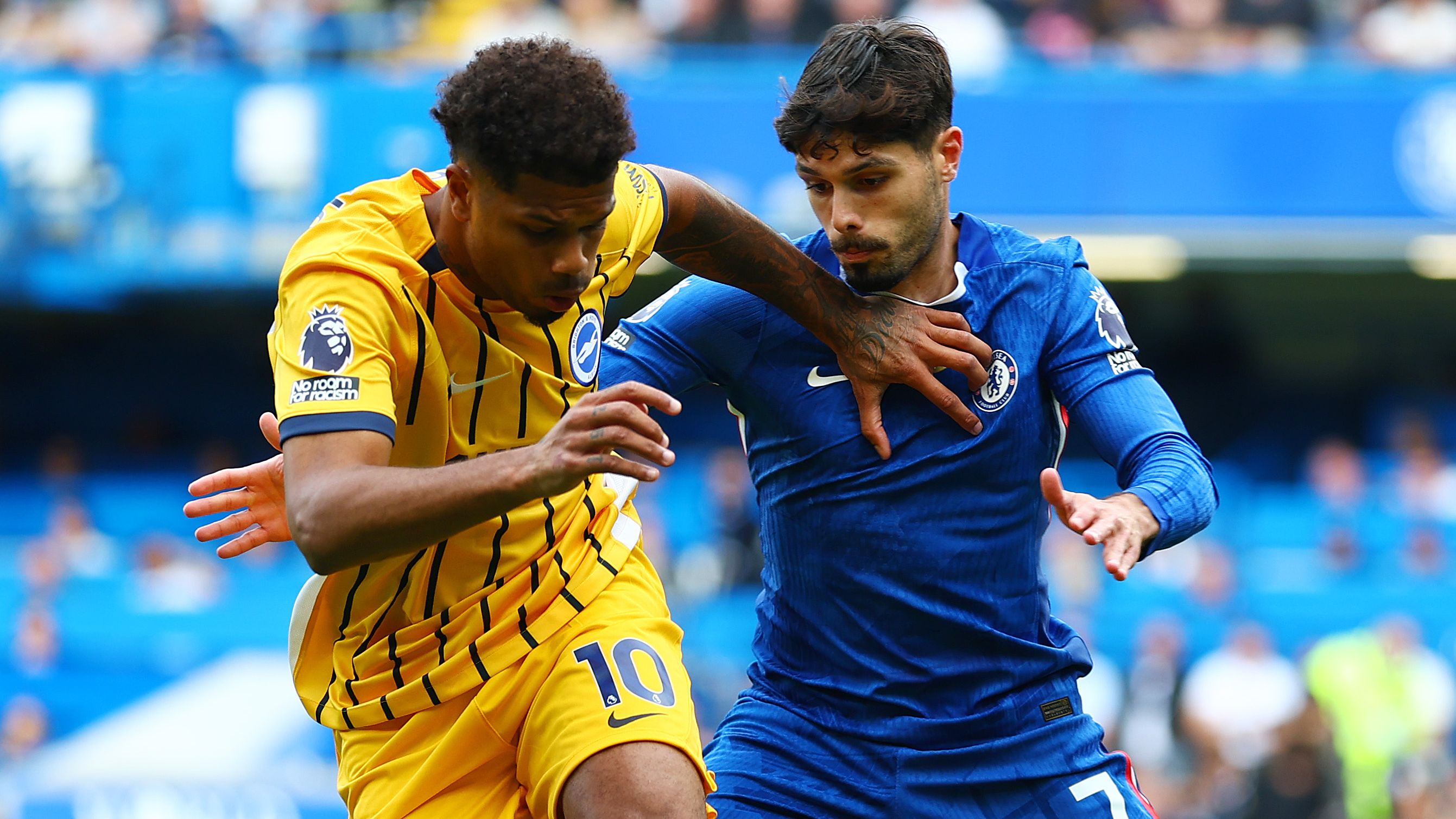 Chelsea player ratings vs Brighton: ANOTHER red card fiasco! Trevoh Chalobah's moment of madness & Malo Gusto's catastrophic cameo sees hopeless Blues throw it all away