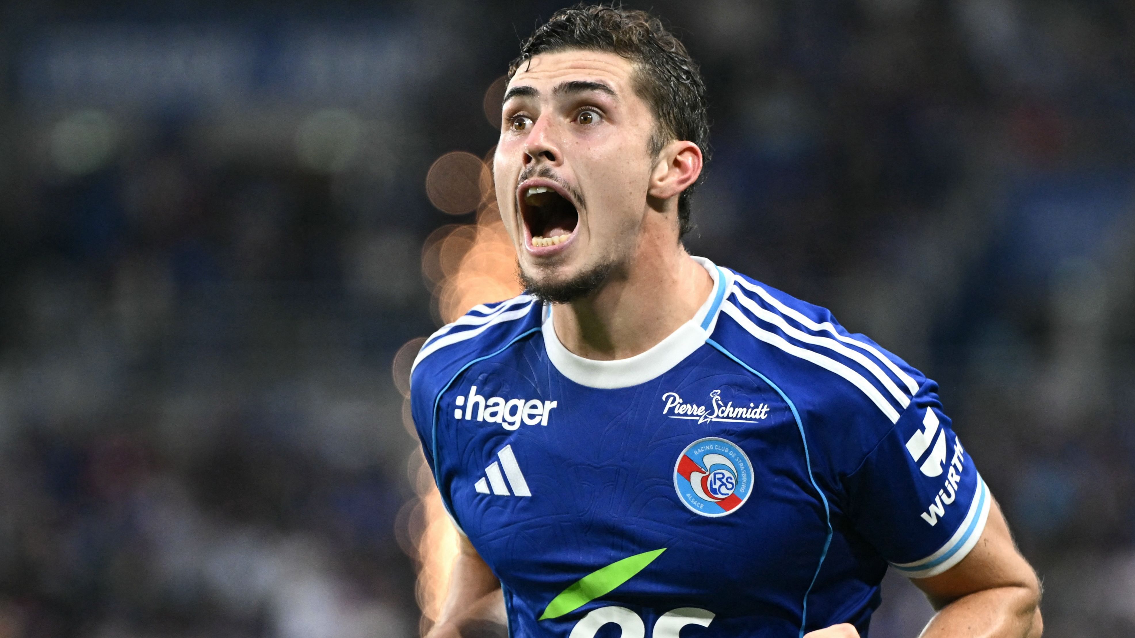 'He was kocked out' - Liam Rosenior left 'particularly angry' at referee decision after Strasbourg player's head injury and claims Marseille's Nayef Aguerd should have been sent off for Emanuel Emegha foul