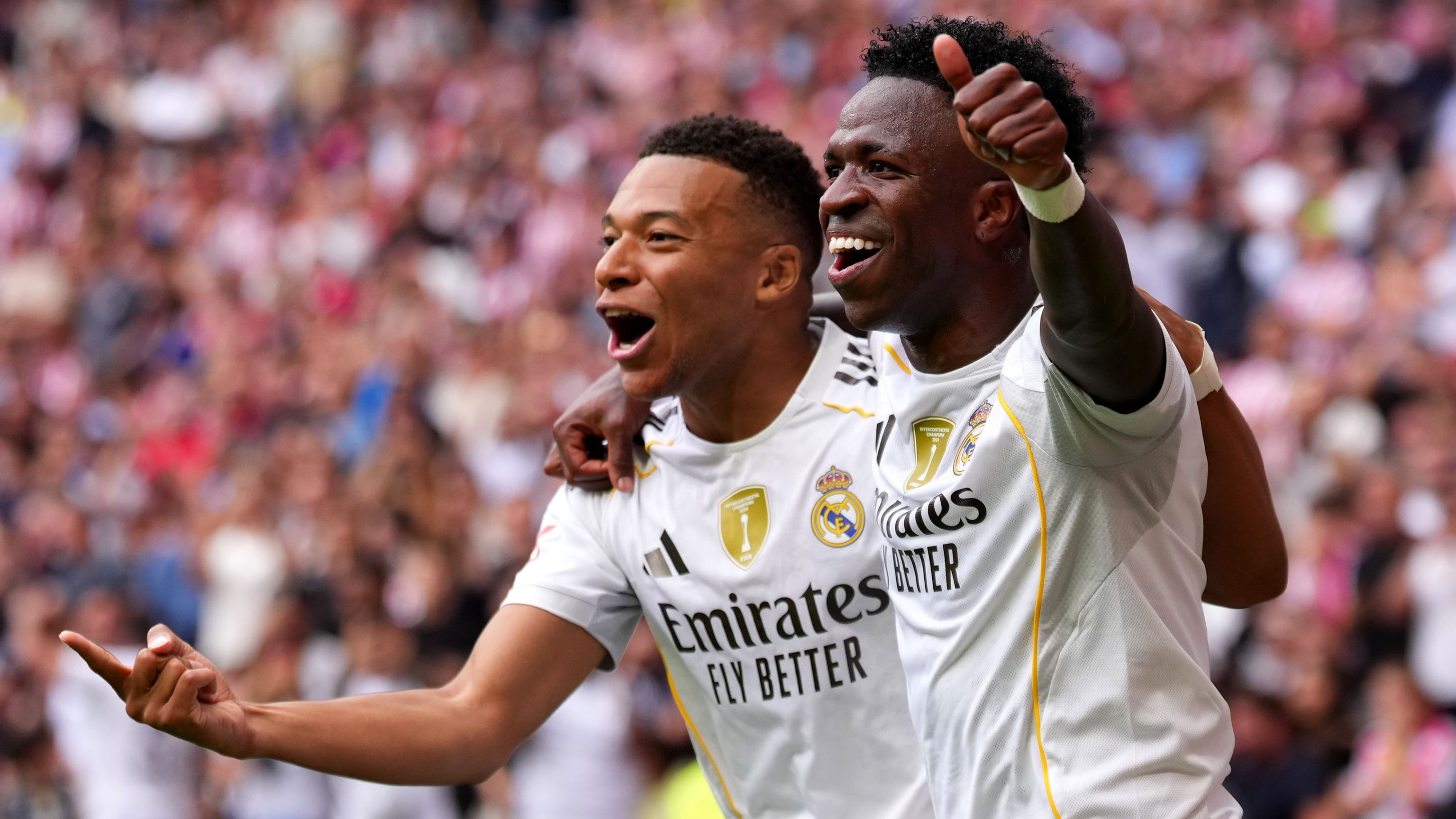 'Two famous players on the same team sell a lot of papers' - Kylian Mbappe blames media for speculation about relationship with 'great player' Vinicius Jr at Real Madrid