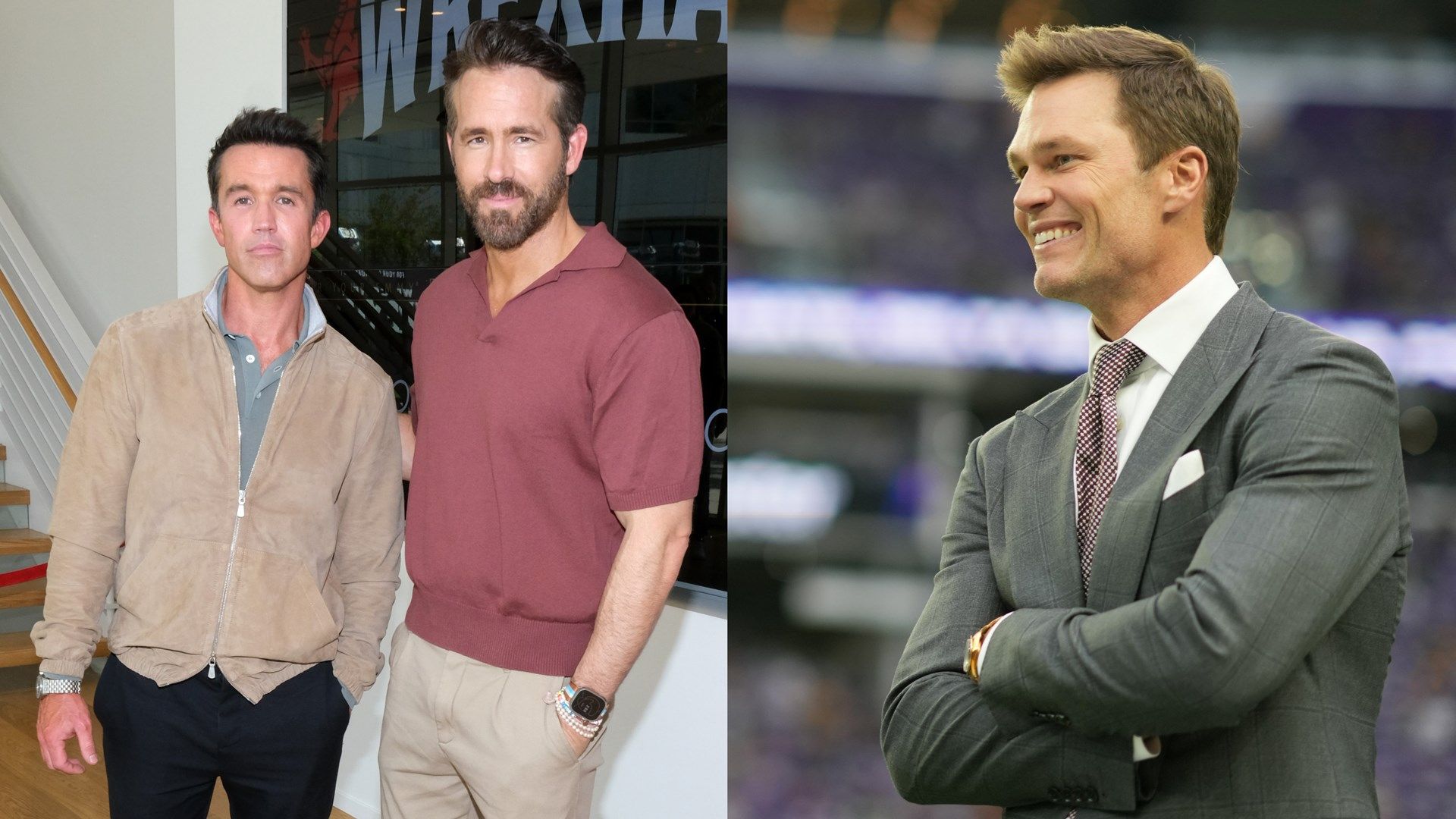 Ryan Reynolds, Rob Mac & Tom Brady get the good news! Wrexham & Birmingham told they will both 'be in the Premier League soon' as 'Hollywood derby' resumes at Championship level