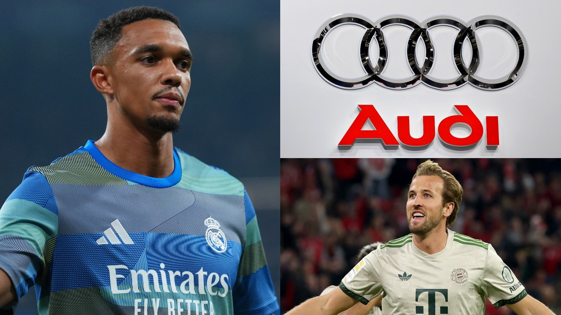 Perks of the job for Harry Kane! Bayern Munich striker gifted £87,000 Audi as Real Madrid hand BMWs to Trent Alexander-Arnold and Jude Bellingham