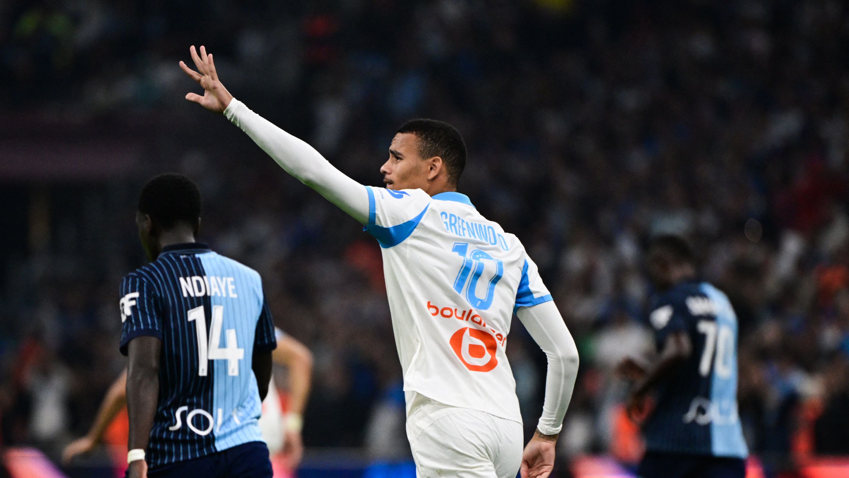 Mason Greenwood scores four goals and given standing ovation as Marseille come from behind to beat Le Havre and move top of Ligue 1 above PSG