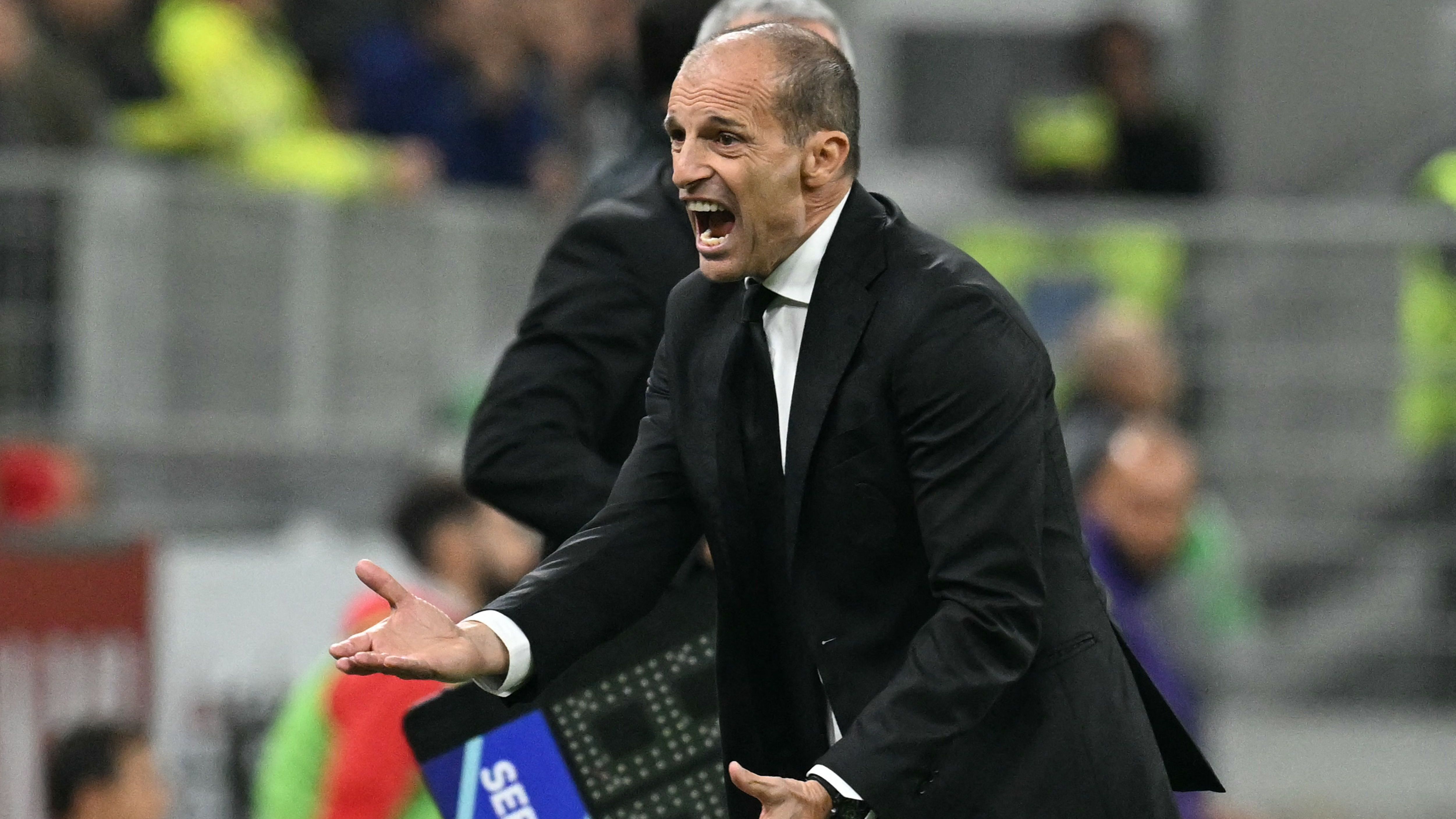 'If I had you on the bench!' - Max Allegri fires back at Italy legend for Rafael Leao over Santi Gimenez question and denies penalty 'confusion' as AC Milan go top of Serie A