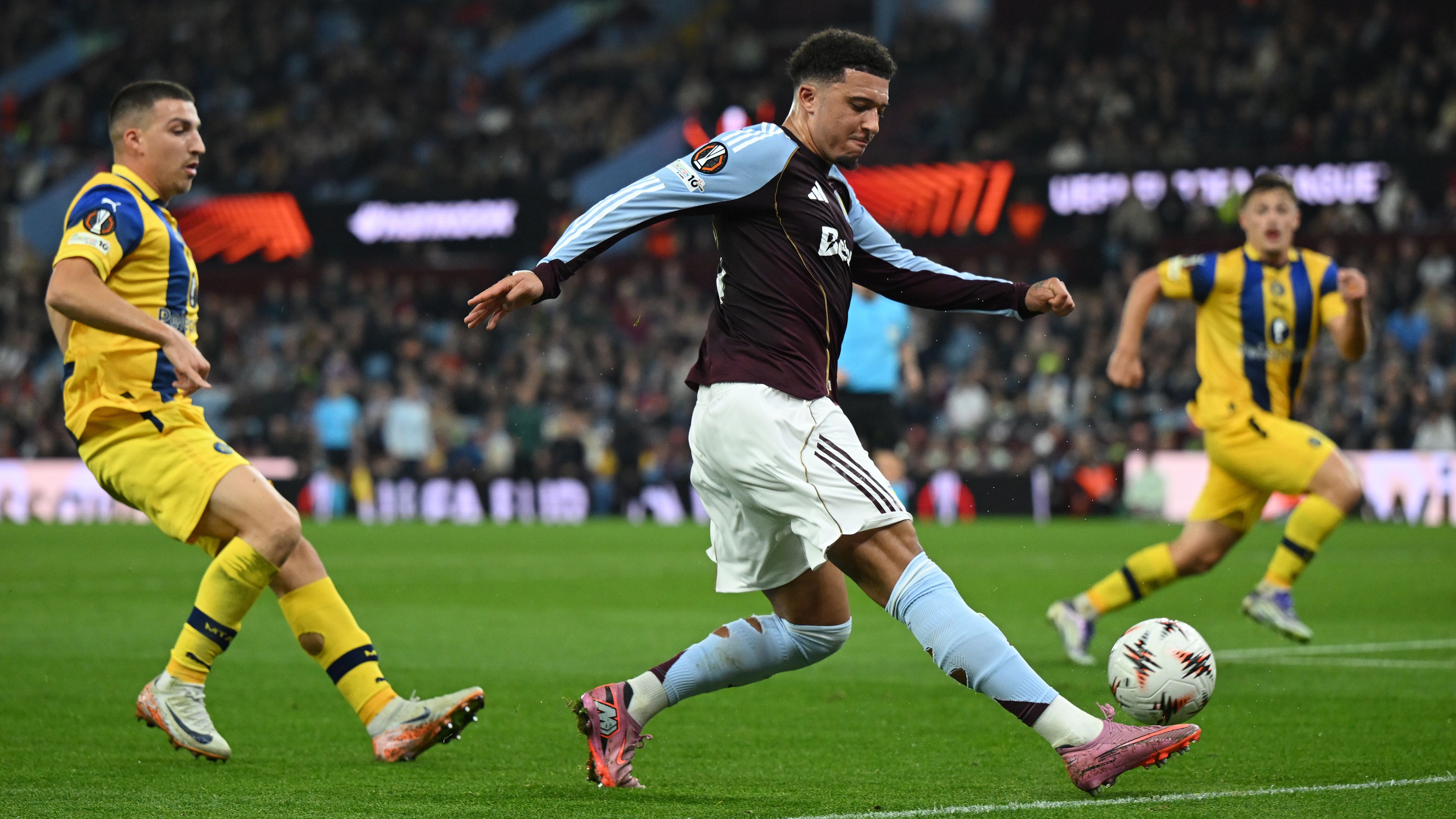 Jadon Sancho ripped apart for performance on rare start for Aston Villa as Man Utd flop receives 'disappointed' verdict