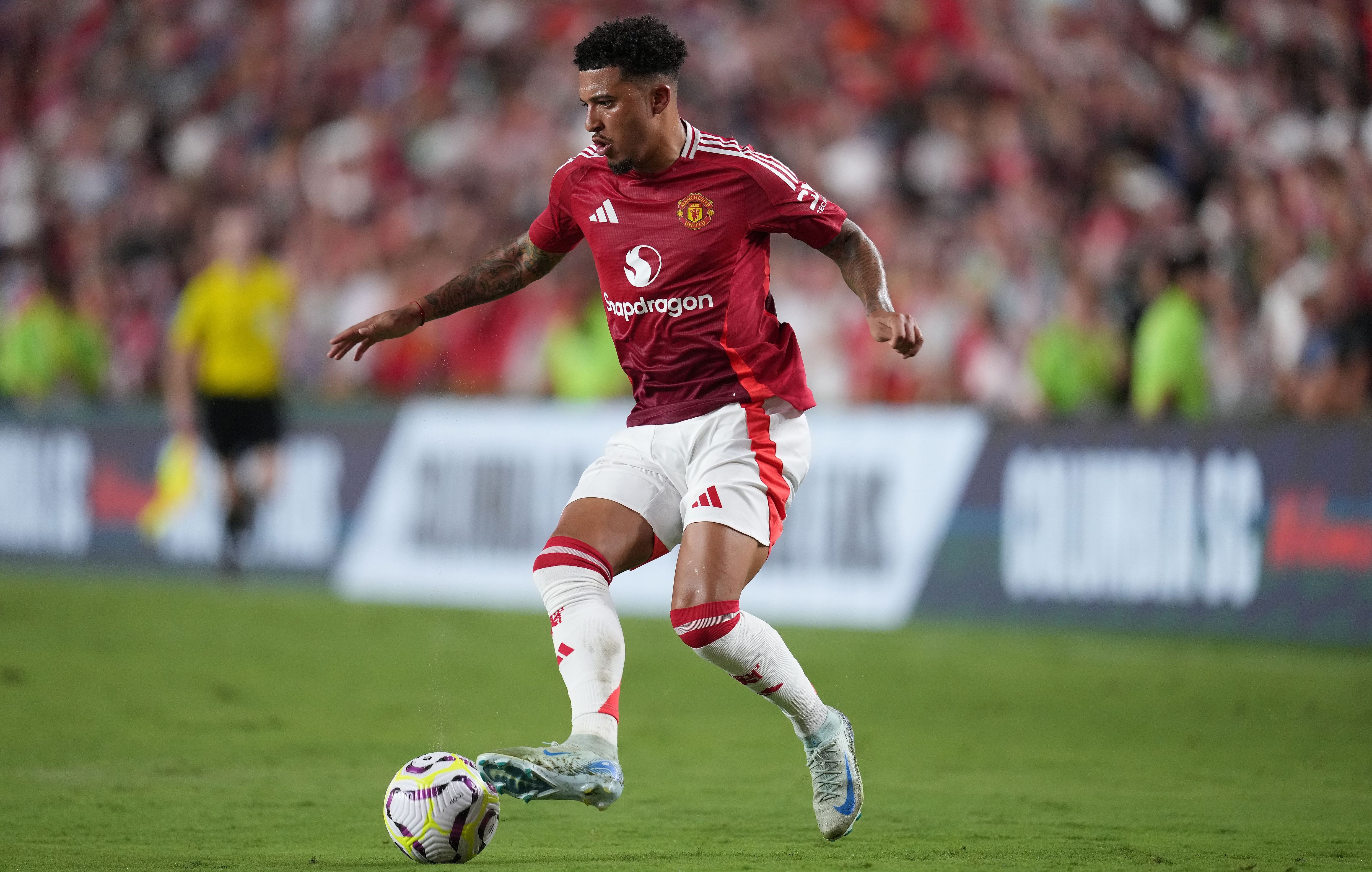 Jadon Sancho ripped apart for performance on rare start for Aston Villa as Man Utd flop receives 'disappointed' verdict