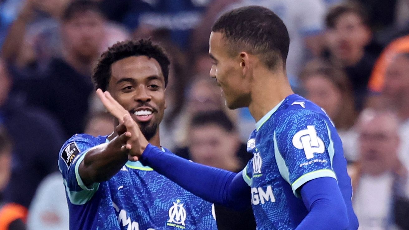 Former Man Utd stars Angel Gomes and Mason Greenwood on target as Marseille move back to top of Ligue 1 table